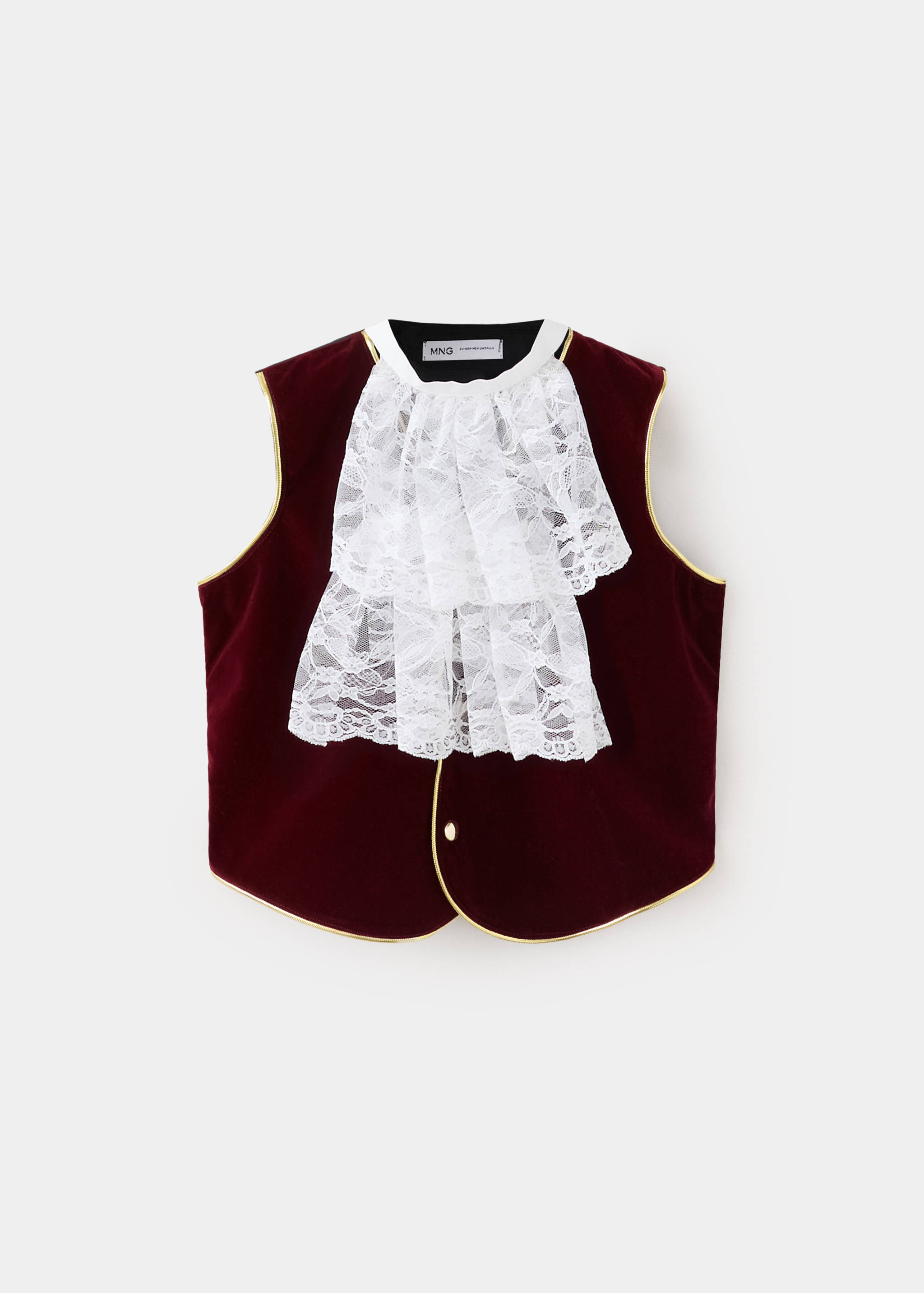 Velvet Halloween vest - Article without model