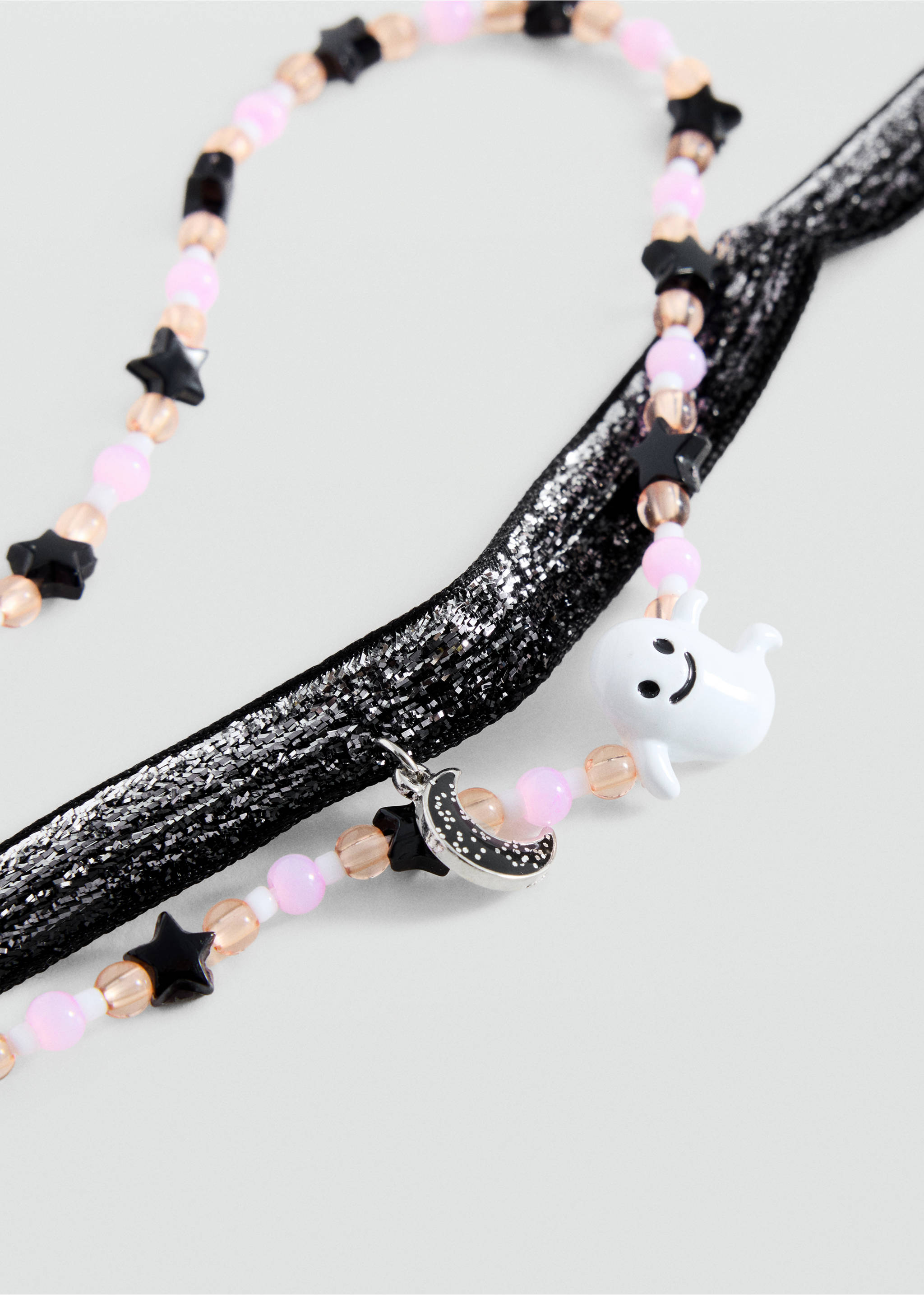 Pack of 2 Halloween necklaces - Medium plane, Black. Ref: 37077122-00.