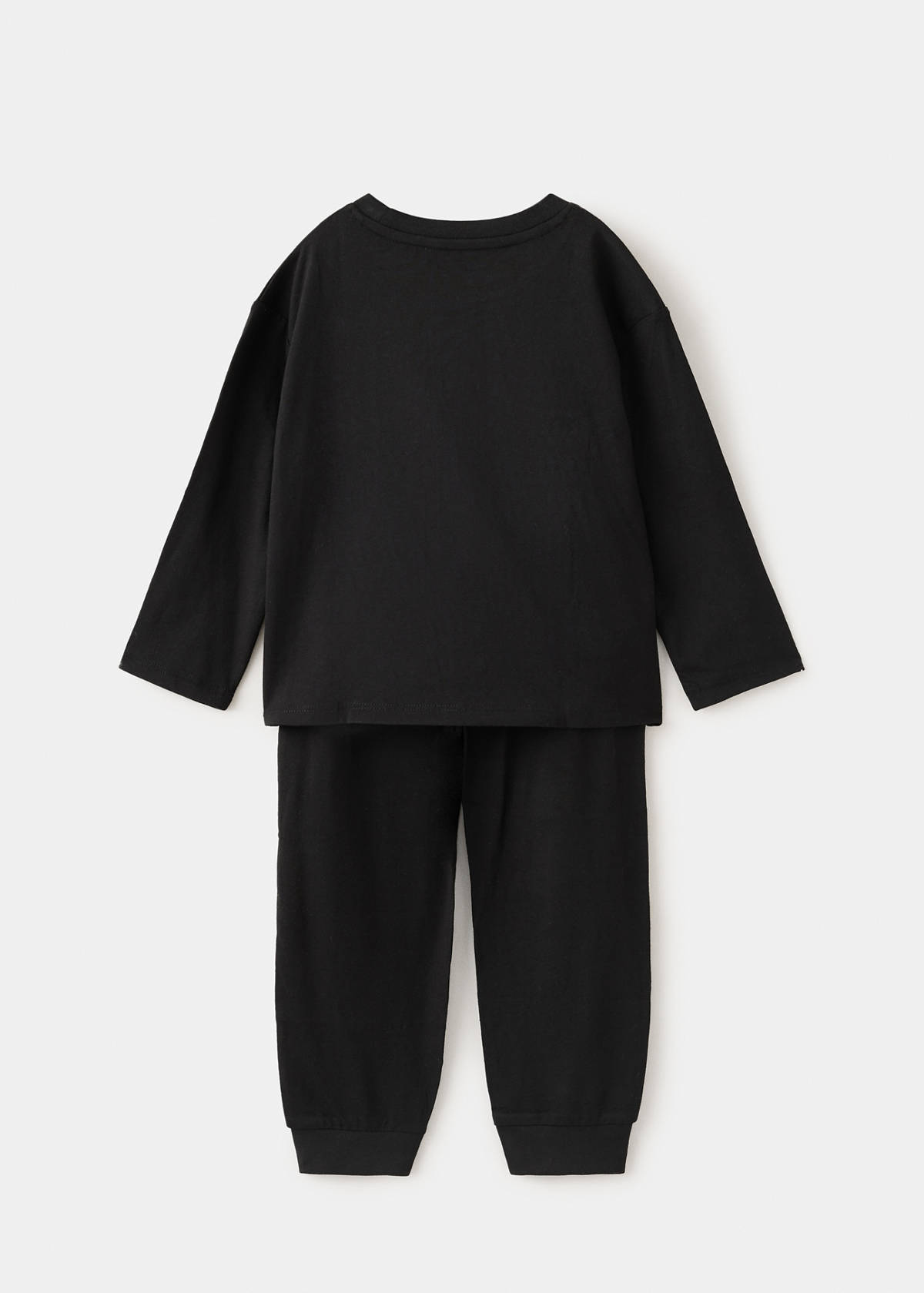 Glow in the dark skeleton pyjama — Black