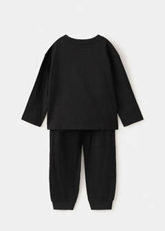 Glow in the dark skeleton pyjama — Black 5