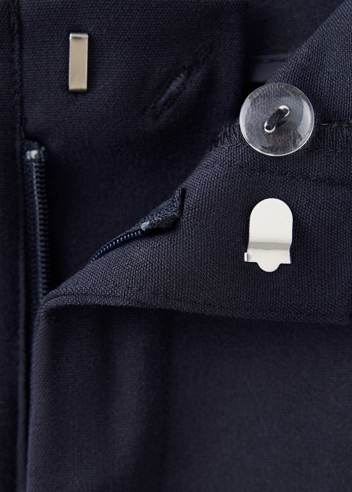 Straight trousers — Navy