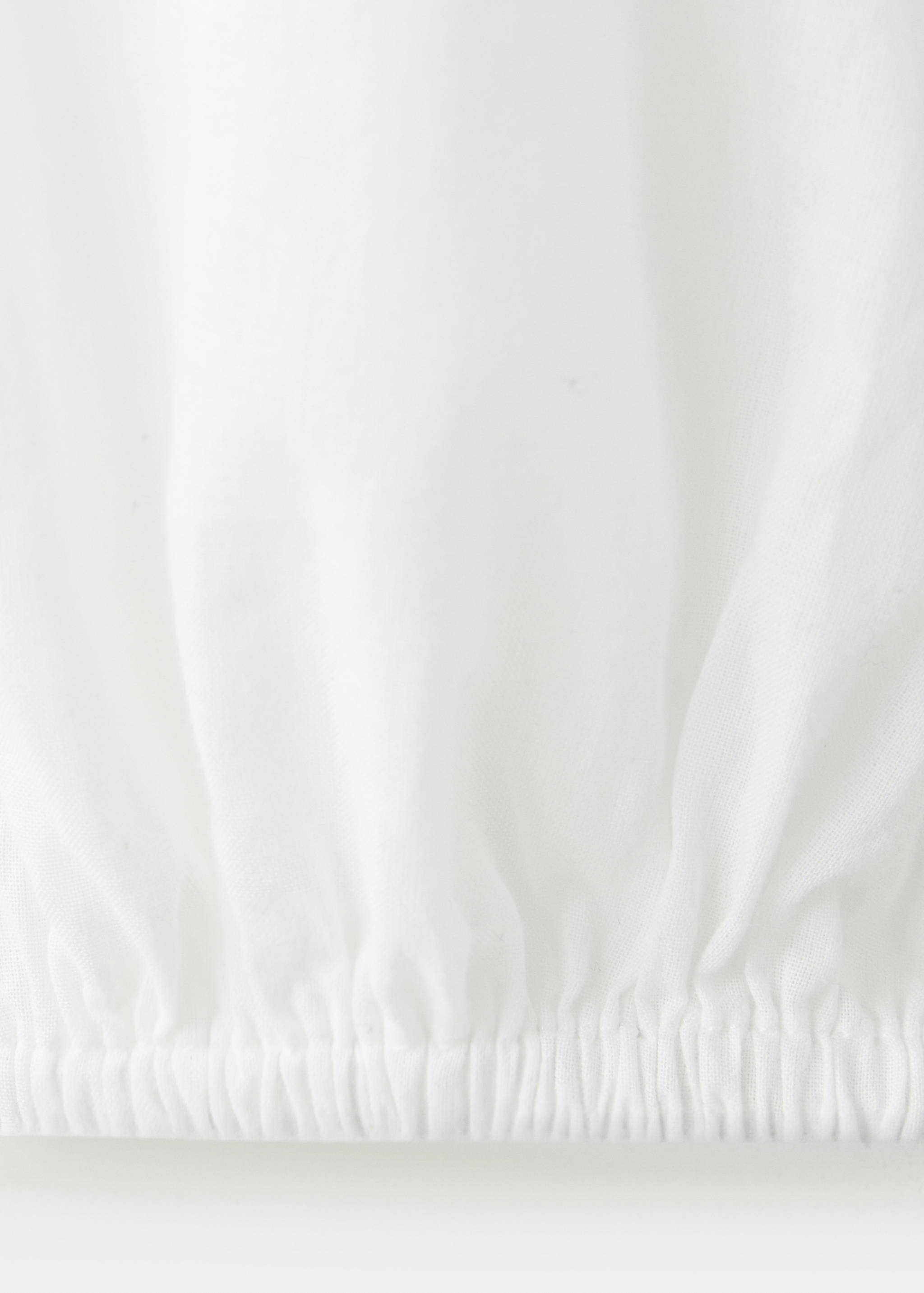 Cotton shirt with floral embroidery - Details of the article 0