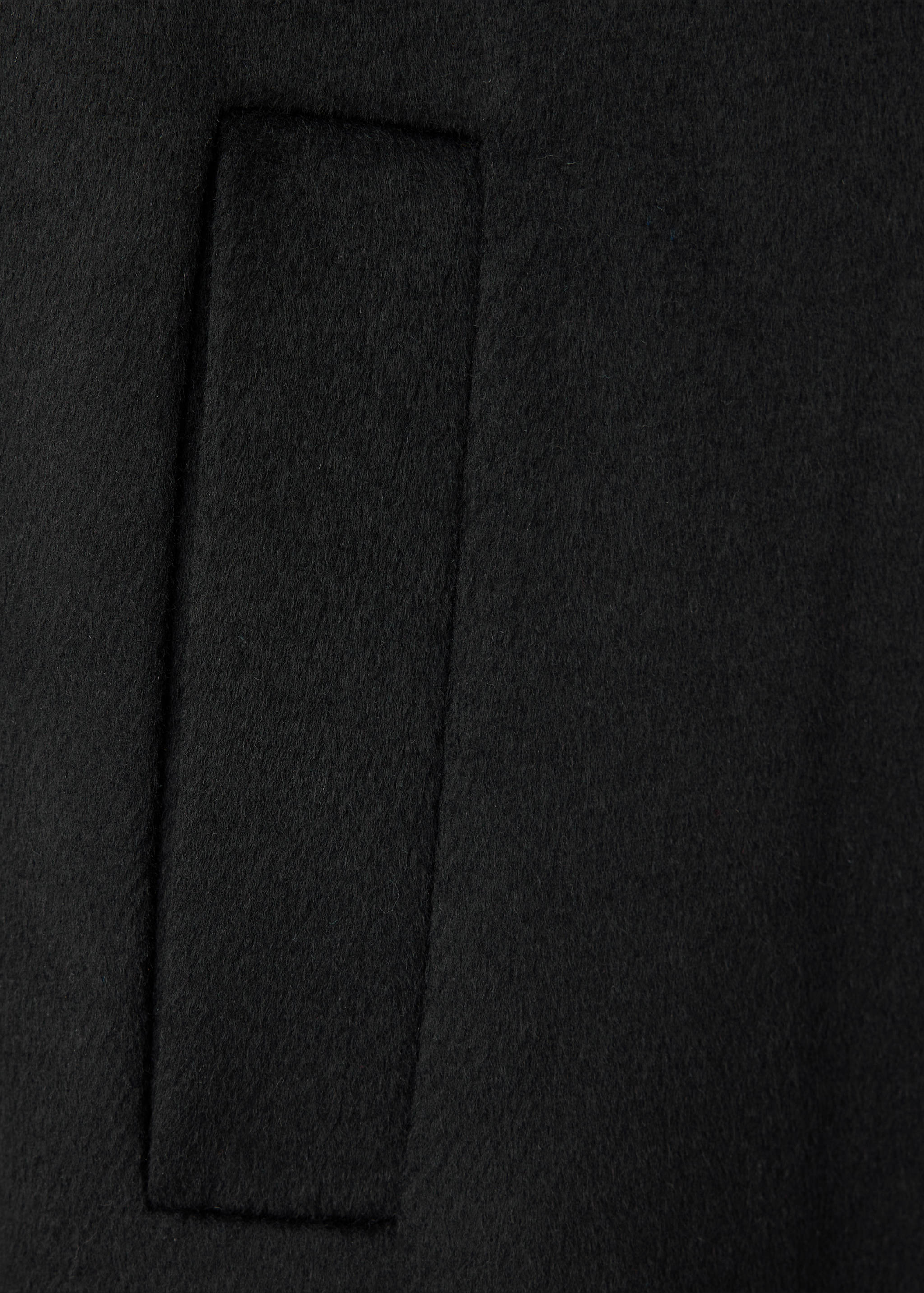 Manteau long en laine - Détail de l'article 0, Noir. Ref: 37077770-00.