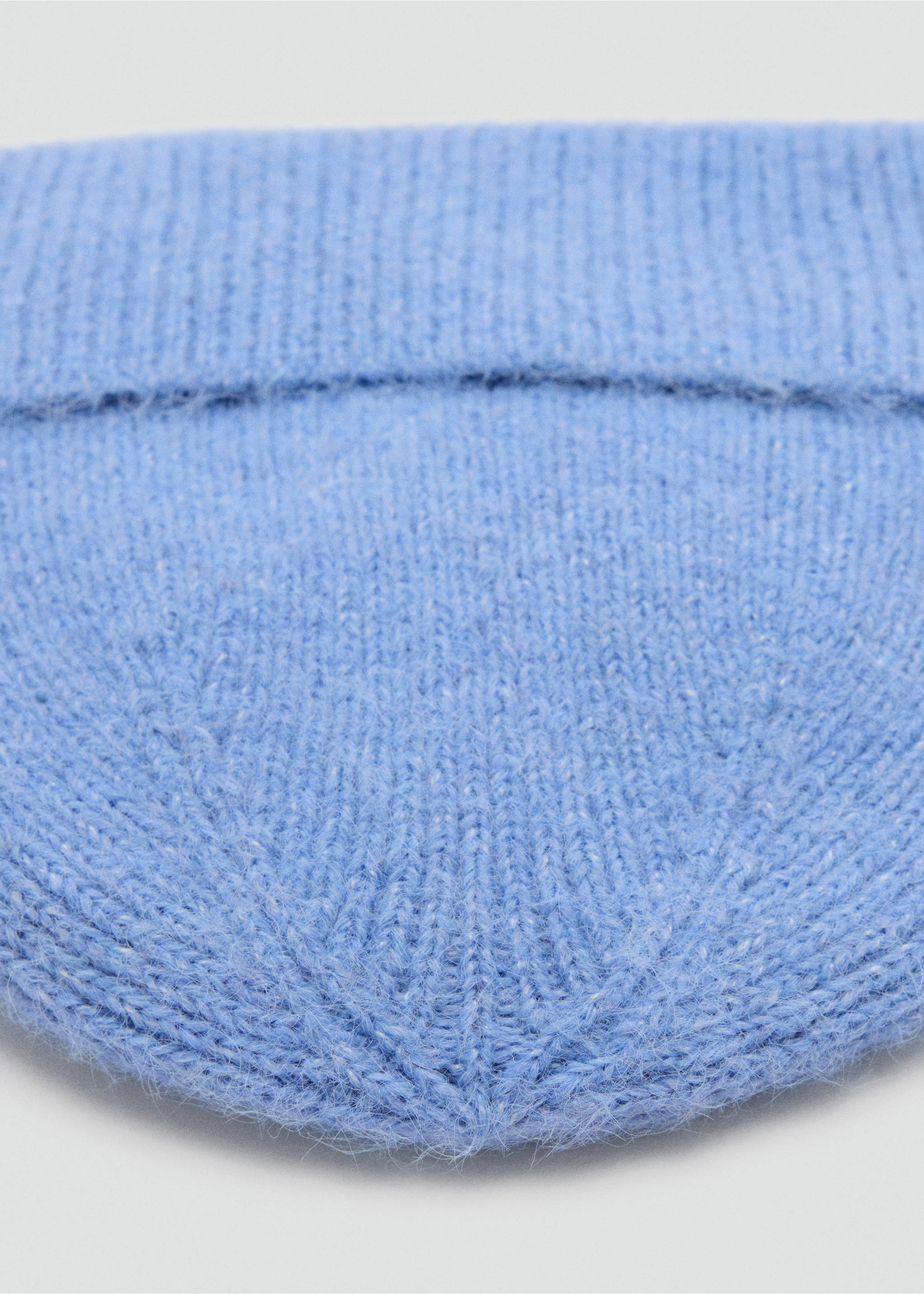 Bonnet maille côtelée - Détail de l'article 1, Bleu ciel. Ref: 37077775-00.