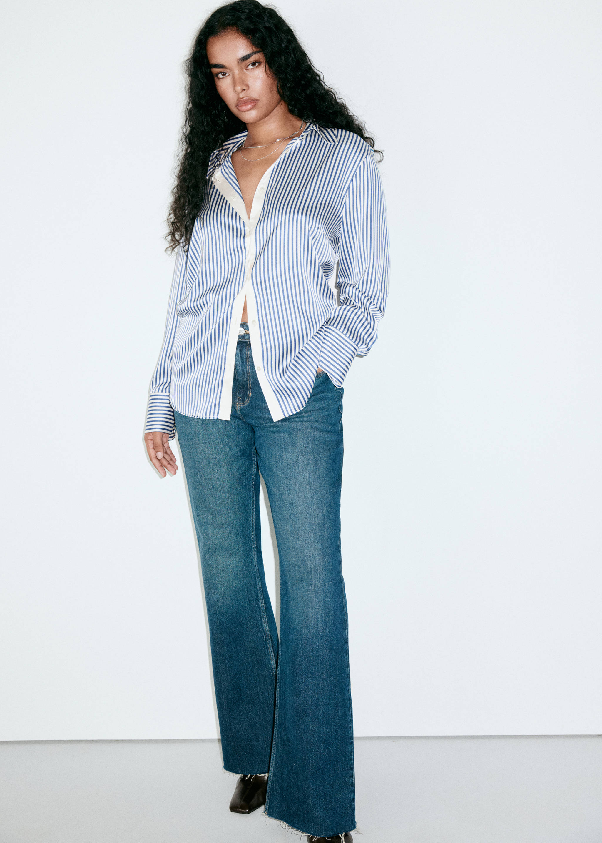 Regular fit striped shirt - Details of the article 5
