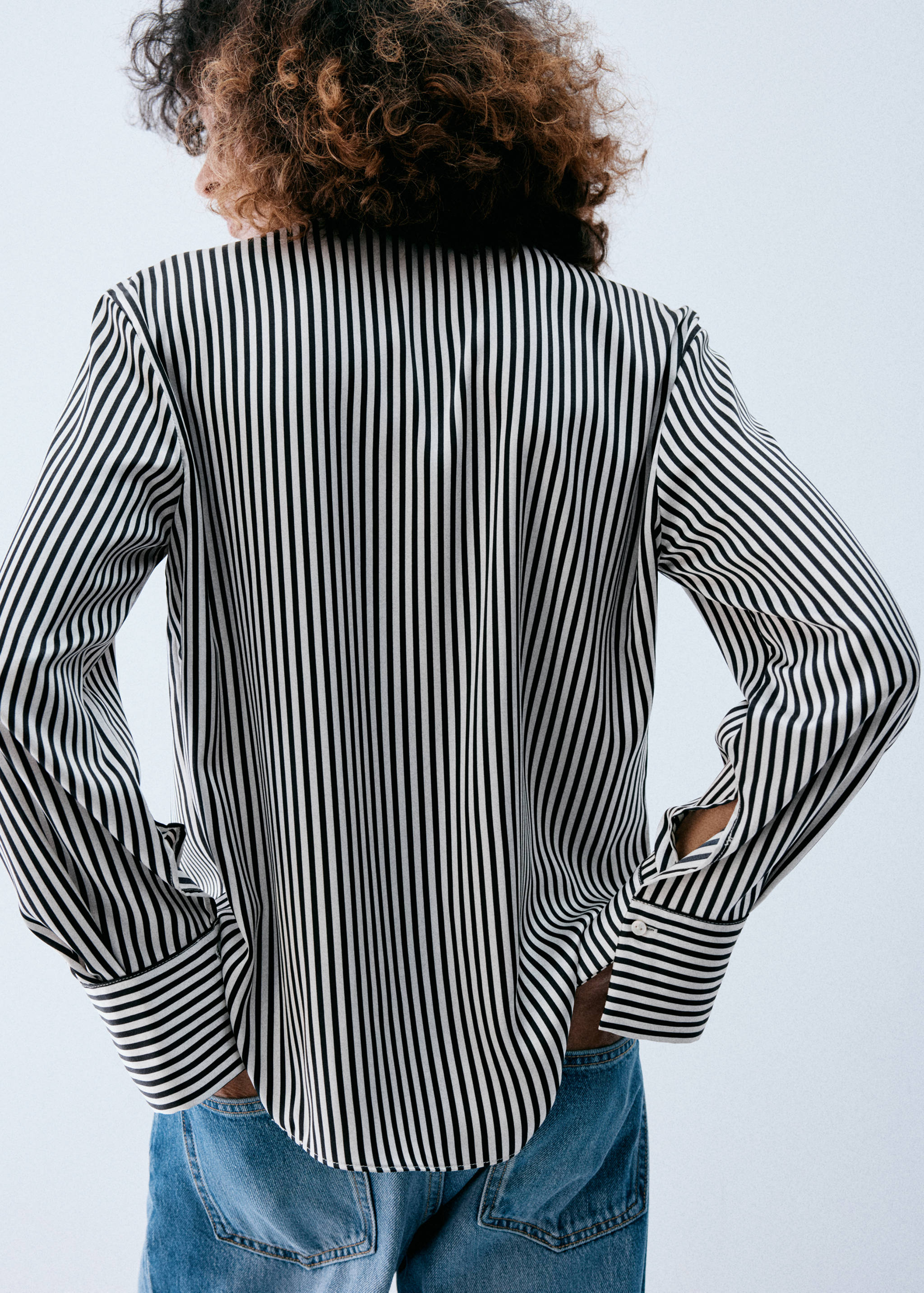 Regular fit striped shirt - Reverse of the article