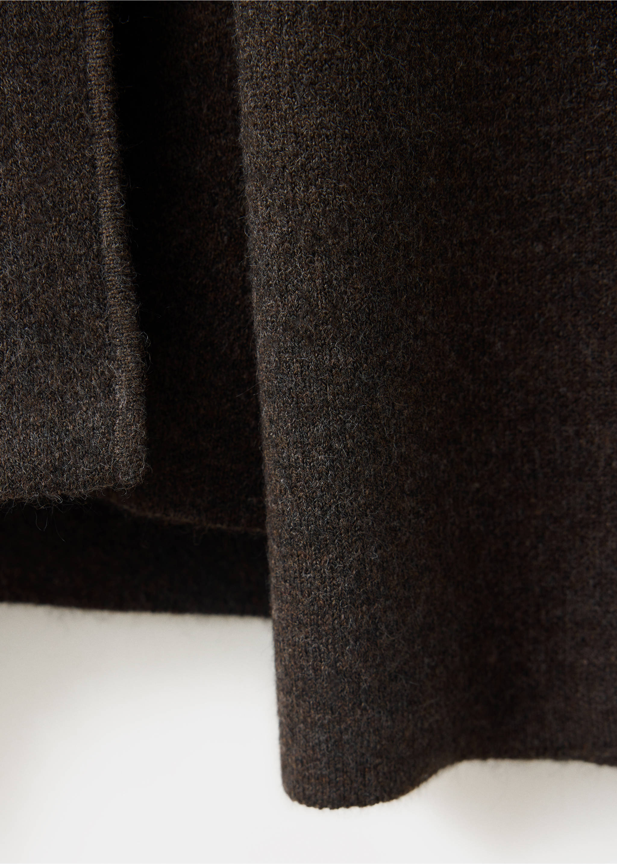 Manteau maille écharpe amovible - Détail de l'article 0, Marron. Ref: 37077788-00.