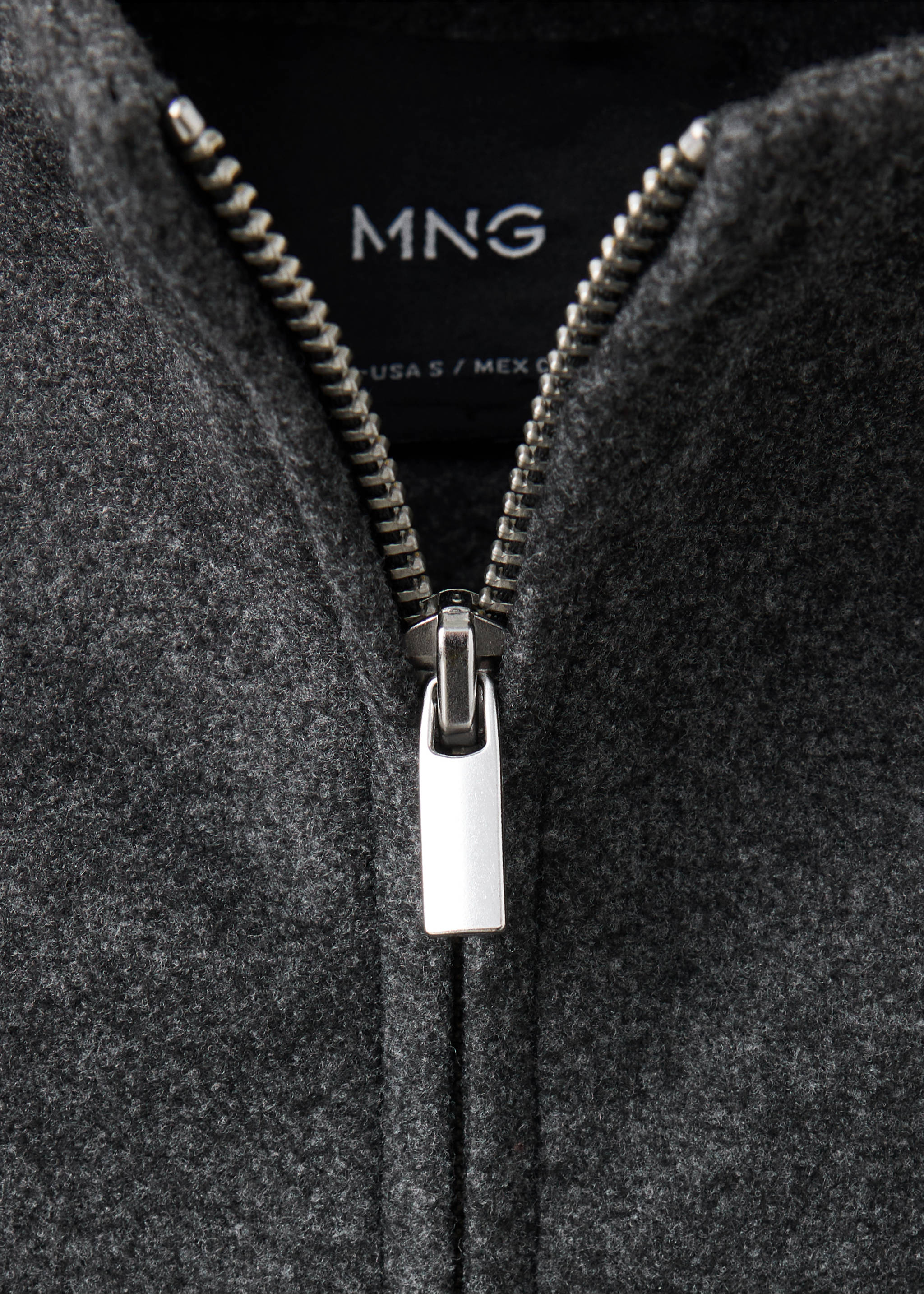 Jacket alta - Details of the article 8, Grey. Ref: 37077791-00.