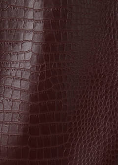Straight skirt with crocodile effect — Maroon 7