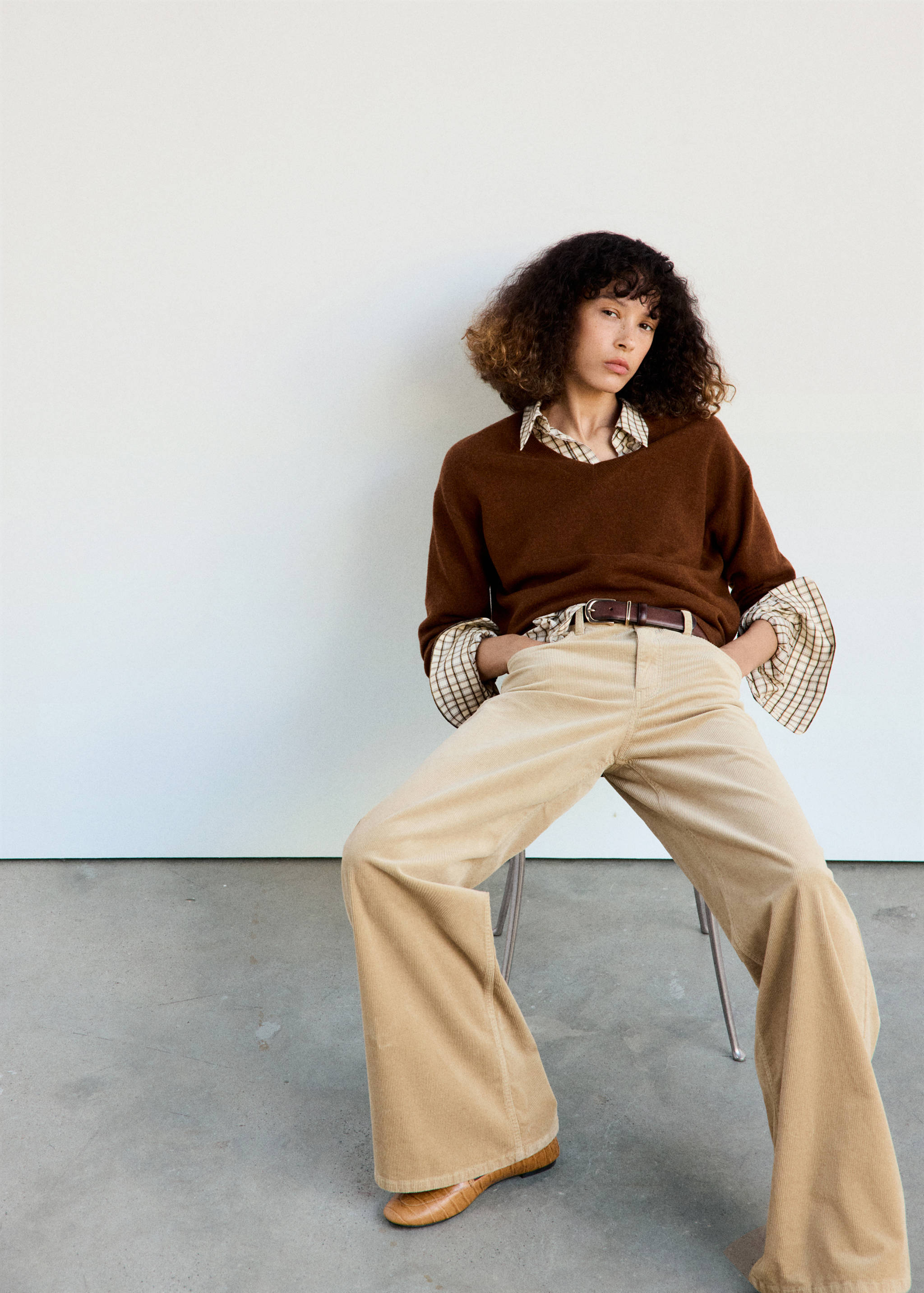 Wideleg corduroy broek - Detail van het artikel 2
