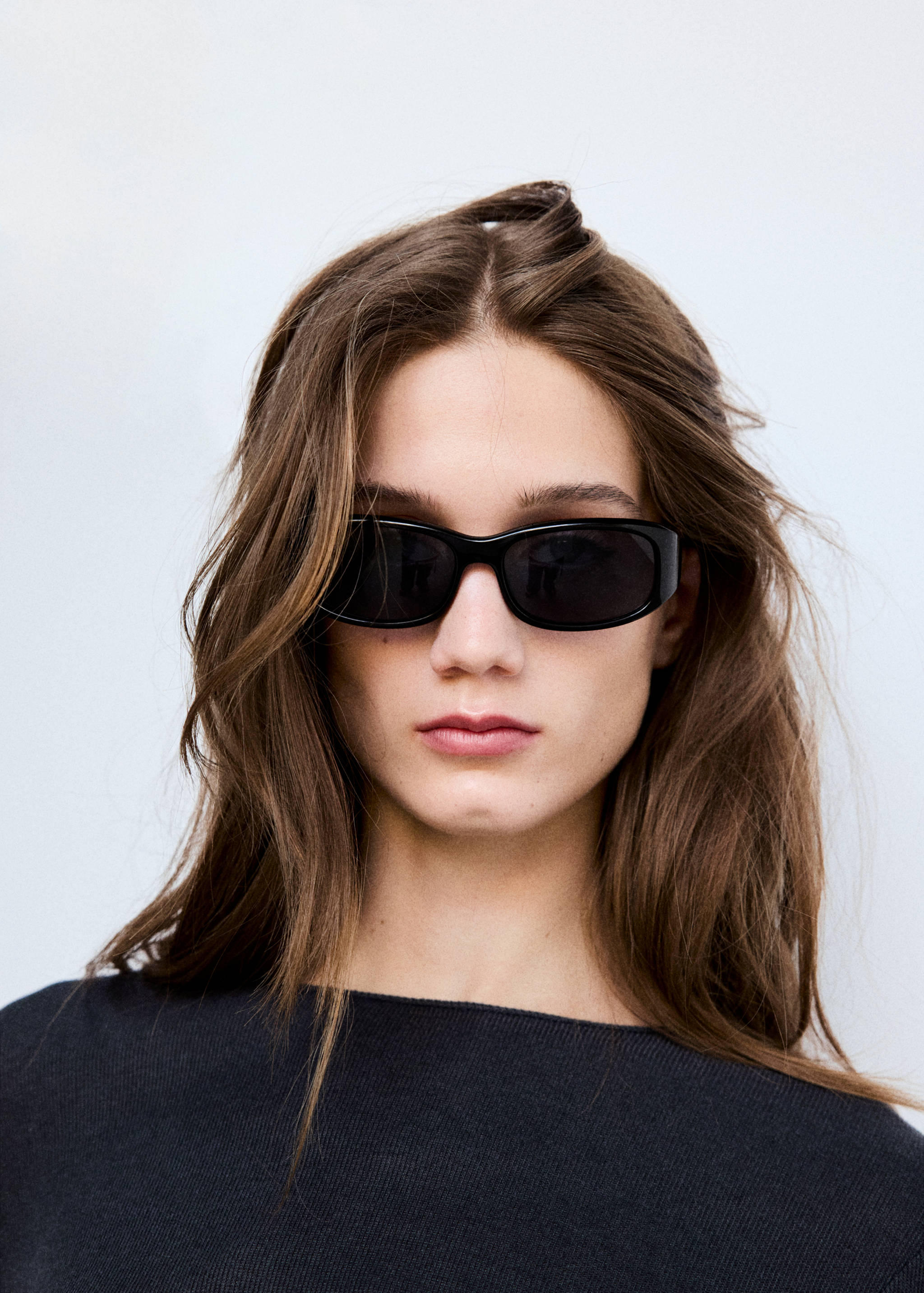 Plain fitted T-shirt - Details of the article 1
