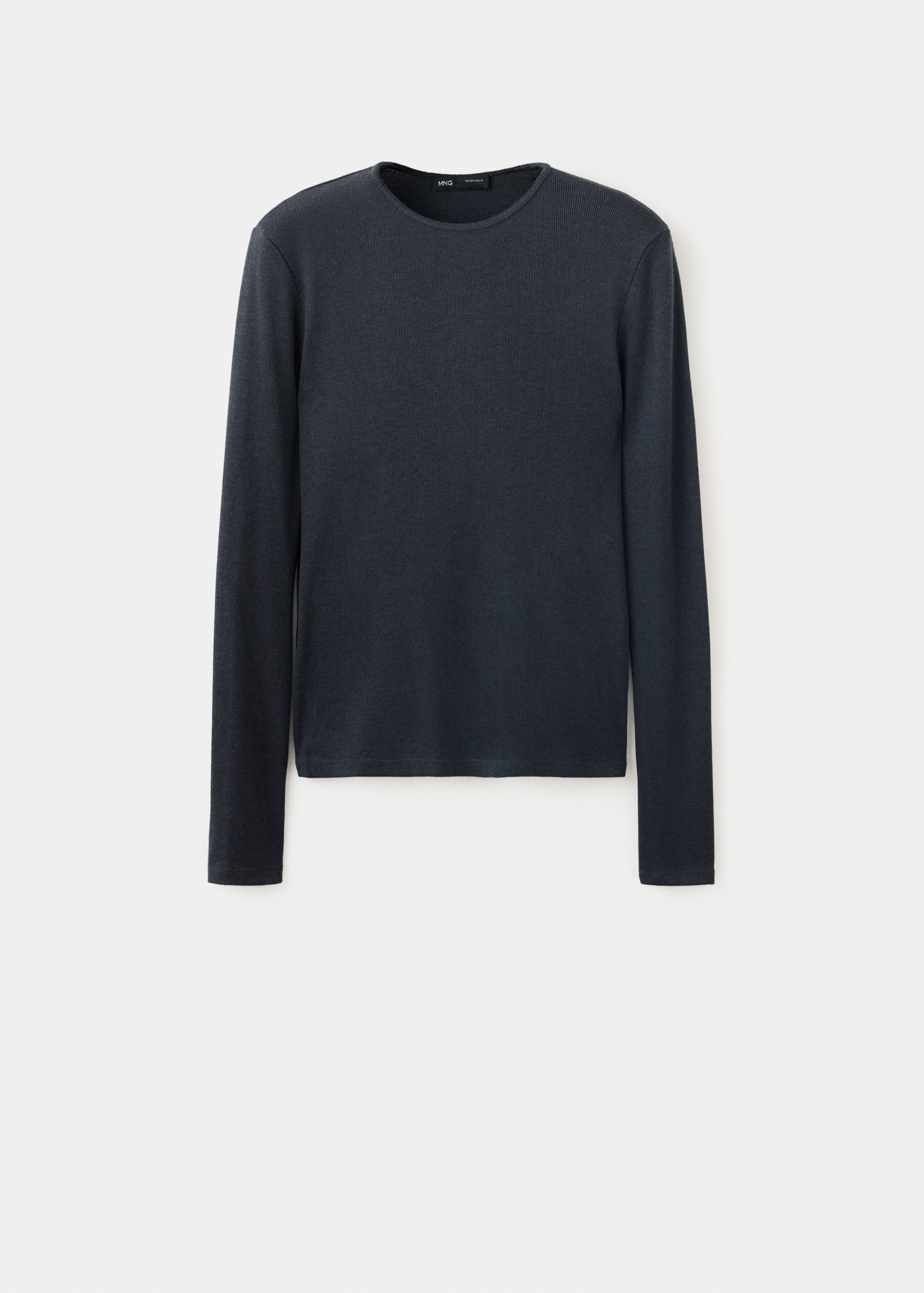Plain fitted T-shirt - Article without model