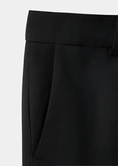 Straight-leg trousers with pressed crease — Black 8