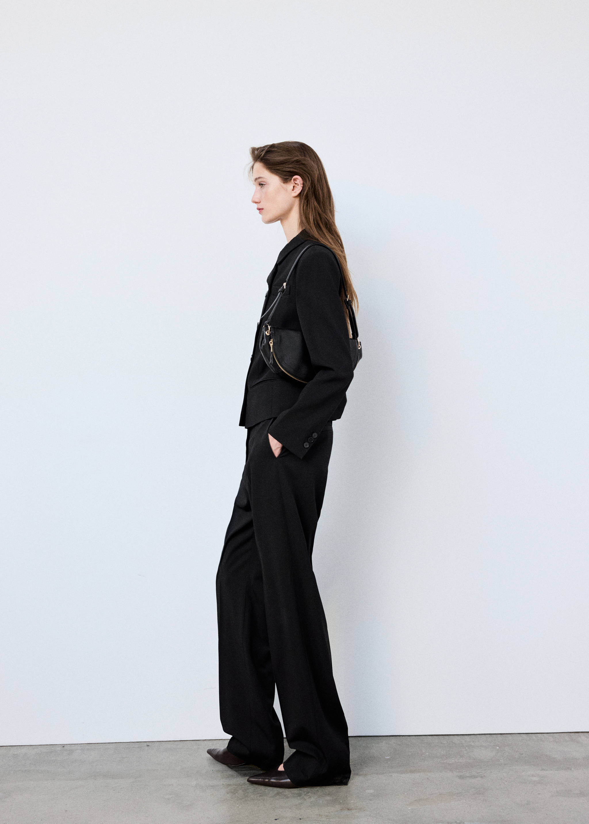 Pantalon doit à rayures avec pli marqué - Détail de l'article 4