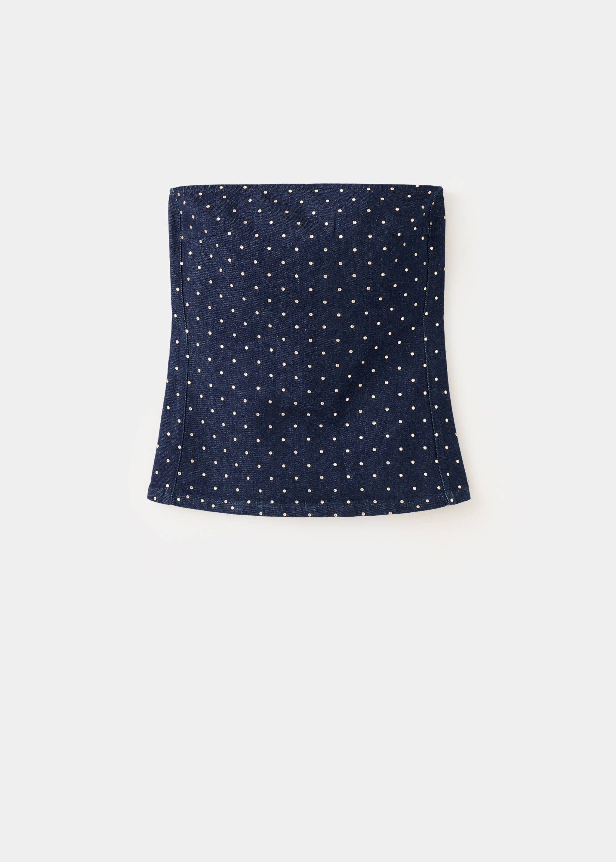 Top en jean strass - Article sans modèle