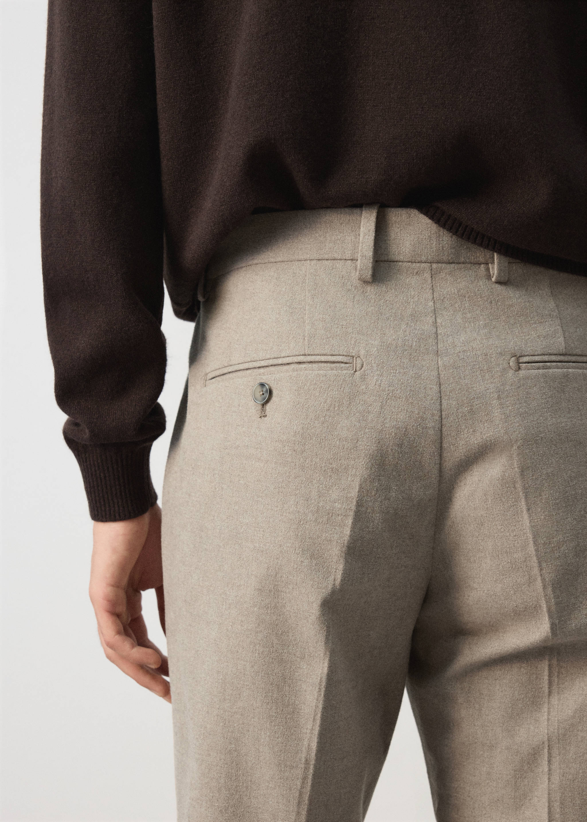 Pantalon flanelle regular-fit - Détail de l'article 4