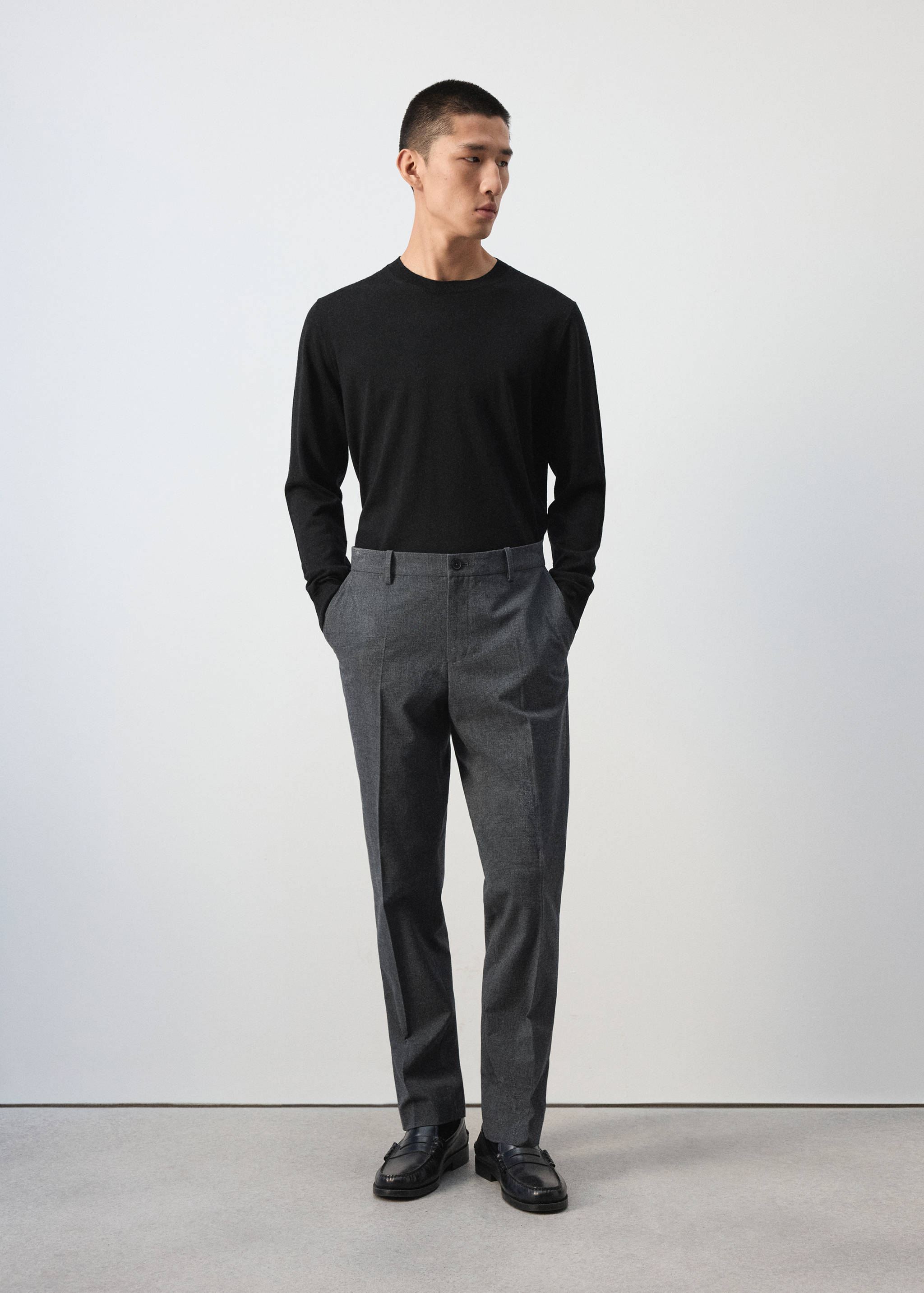 Pantalon flanelle regular-fit - Plan général