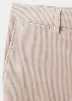 Corduroy slim-fit trousers — Light/Pastel Grey 10