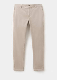 Corduroy slim-fit trousers — Light/Pastel Grey 8