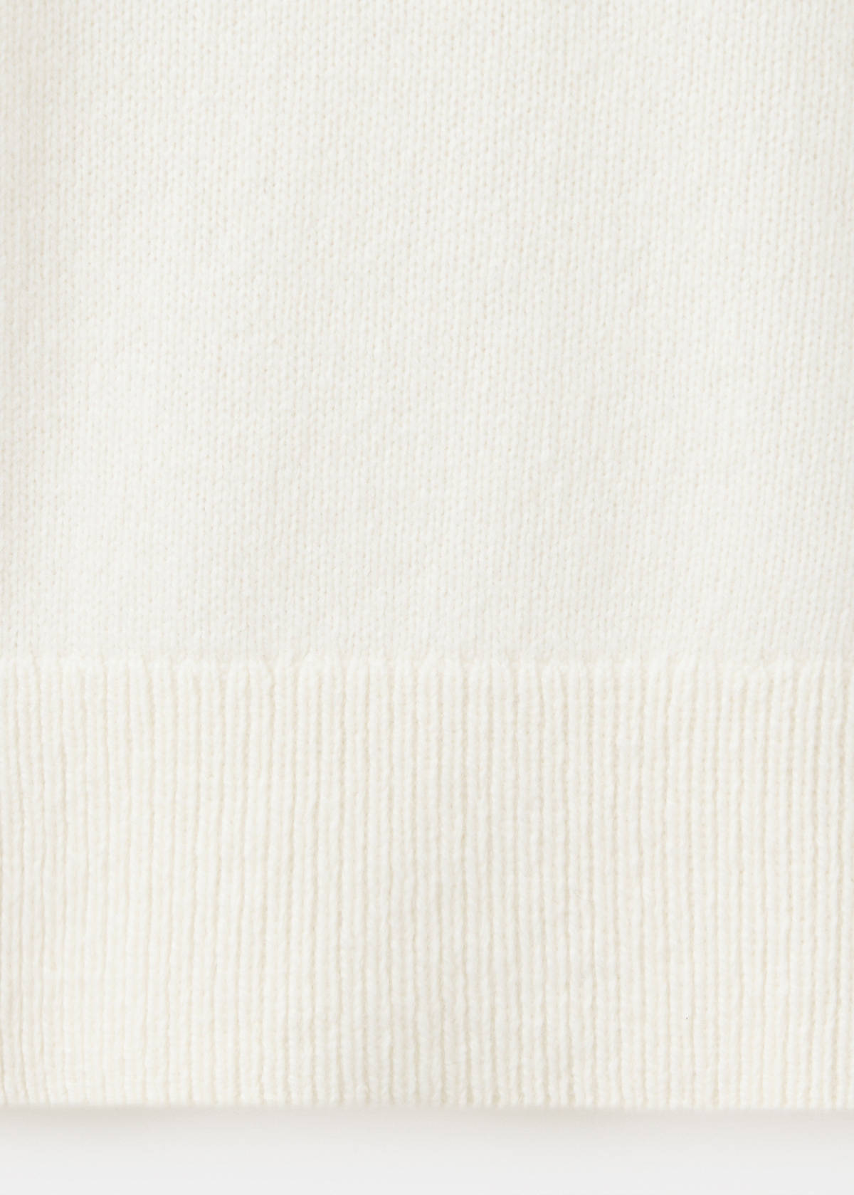 Knitted wool blend sweater — Off White