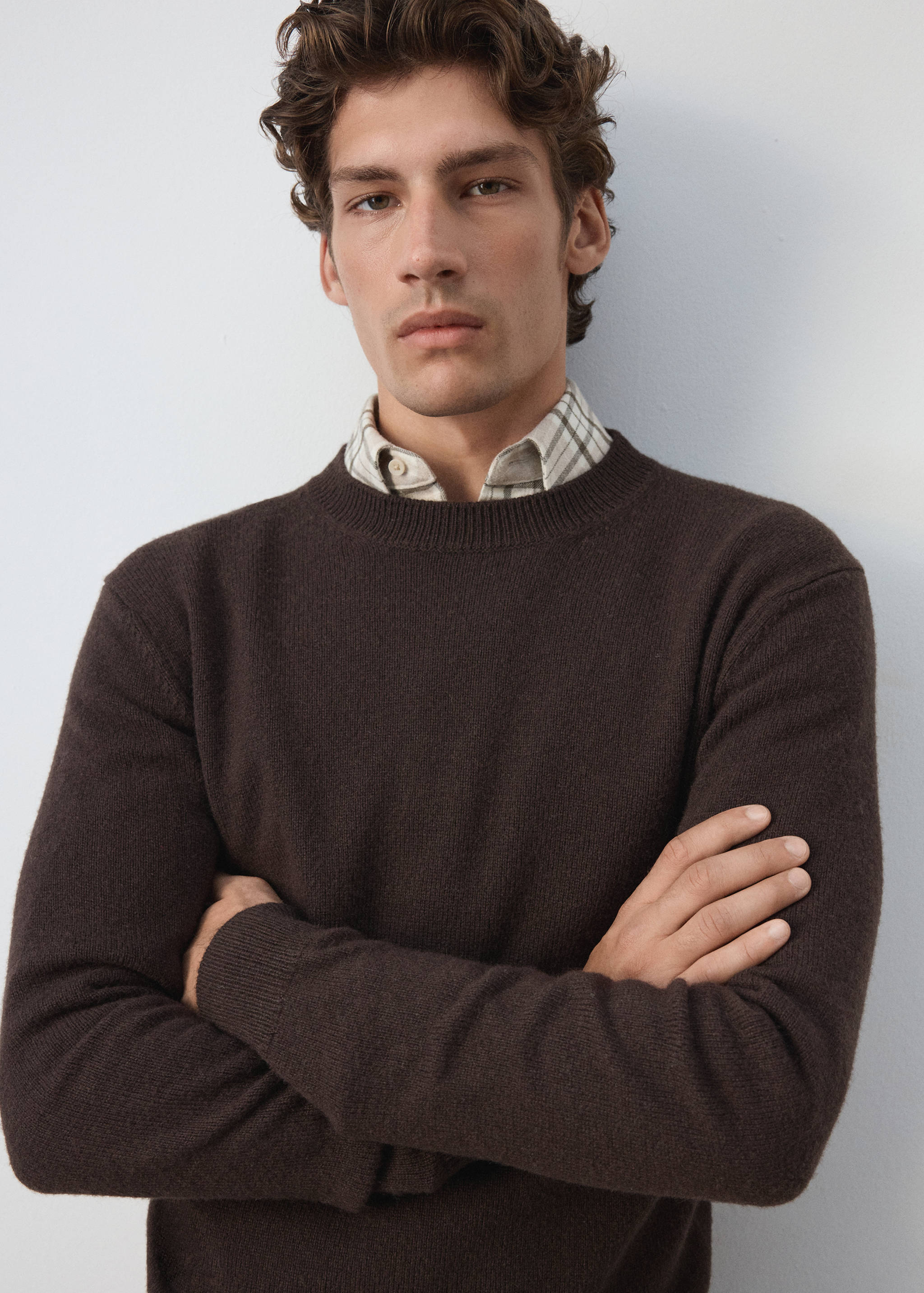 Knitted wool blend sweater - Details of the article 1