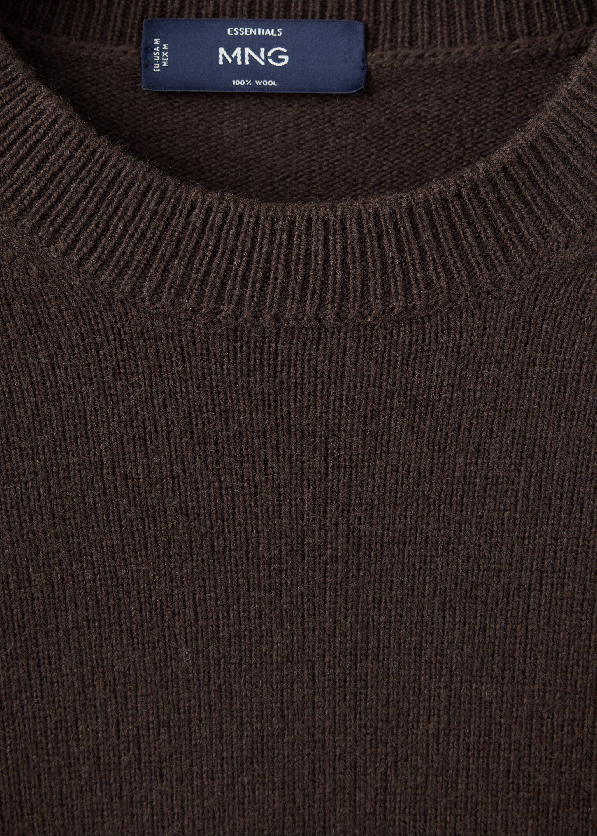SWEATER LOTUS - Details of the article 8, Chocolate. Ref: 37077908-00.
