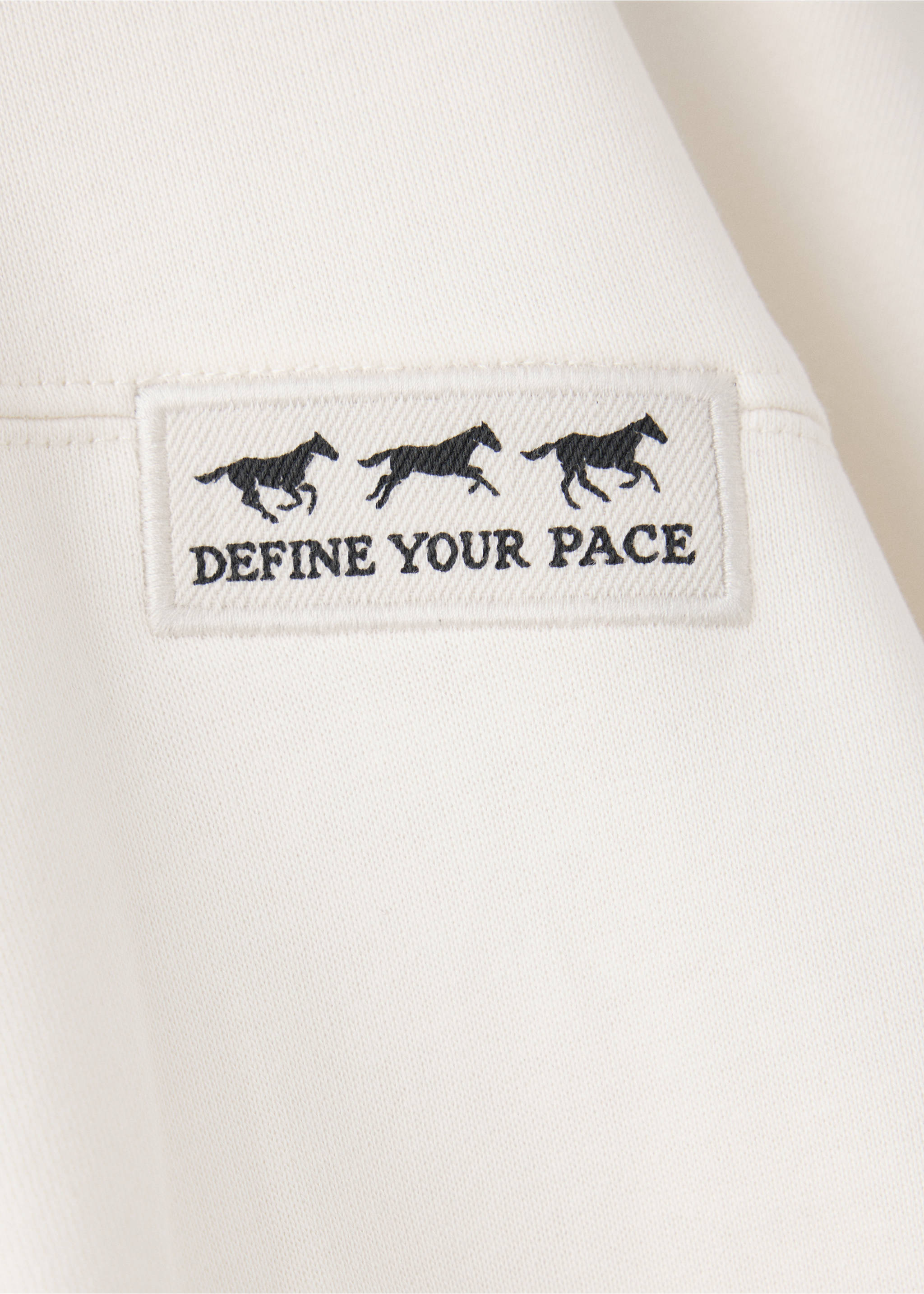 Sweat-shirt oversize imprimé - Détail de l'article 8, Blanc cassé. Ref: 37077913-00.