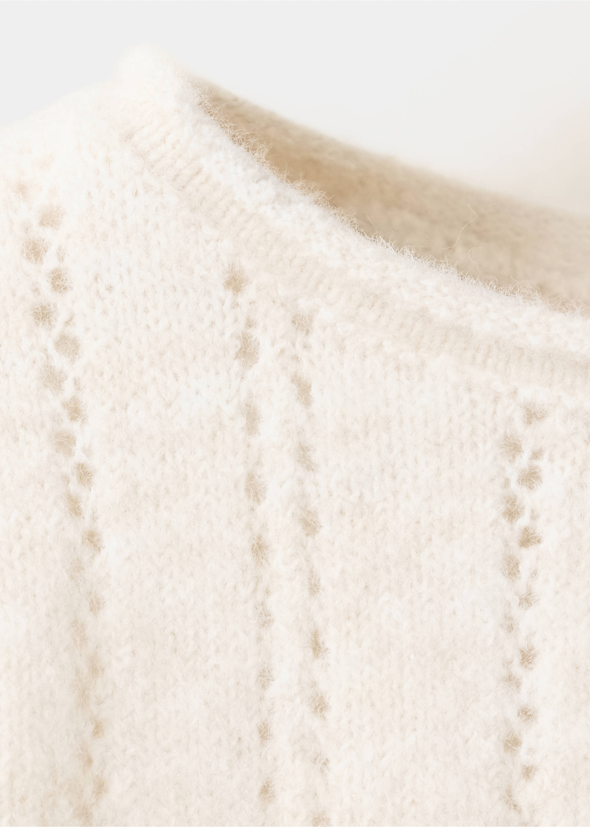 Maille ajourée à une pièce - Détail de l'article 8, Beige. Ref: 37077925-00.