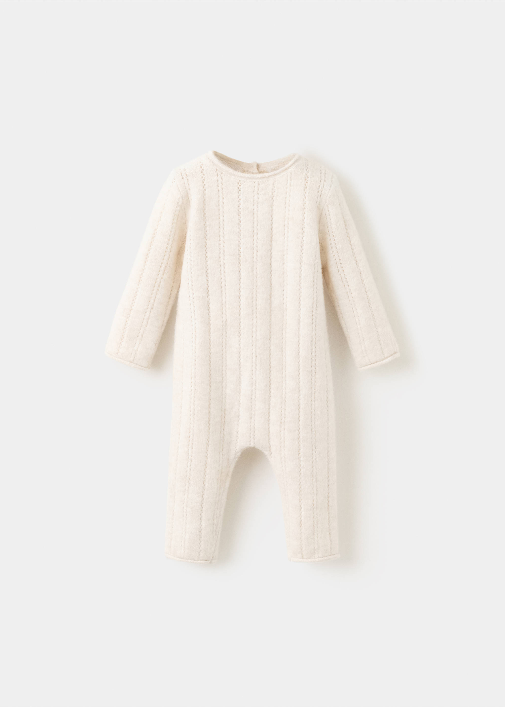 Maille ajourée à une pièce - Article sans modèle, Beige. Ref: 37077925-00.