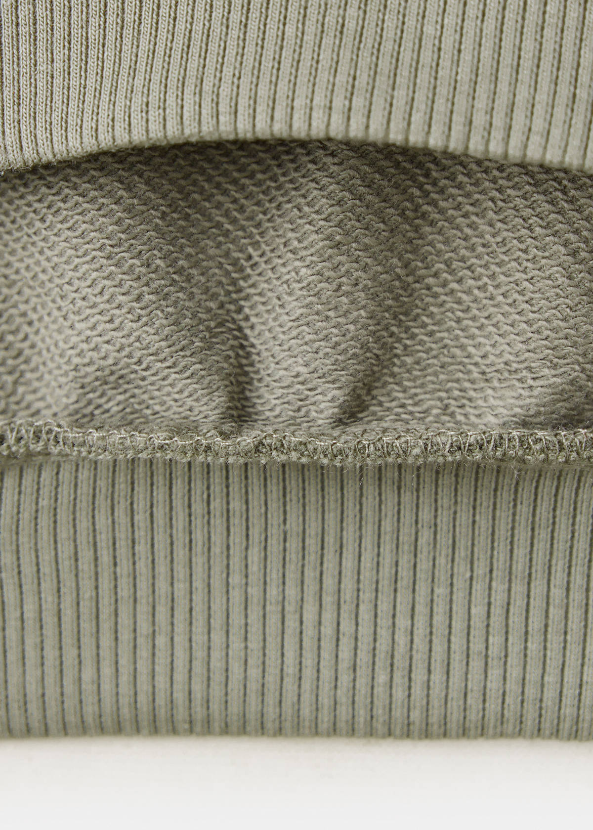 Printed cotton sweatshirt — Forest Green