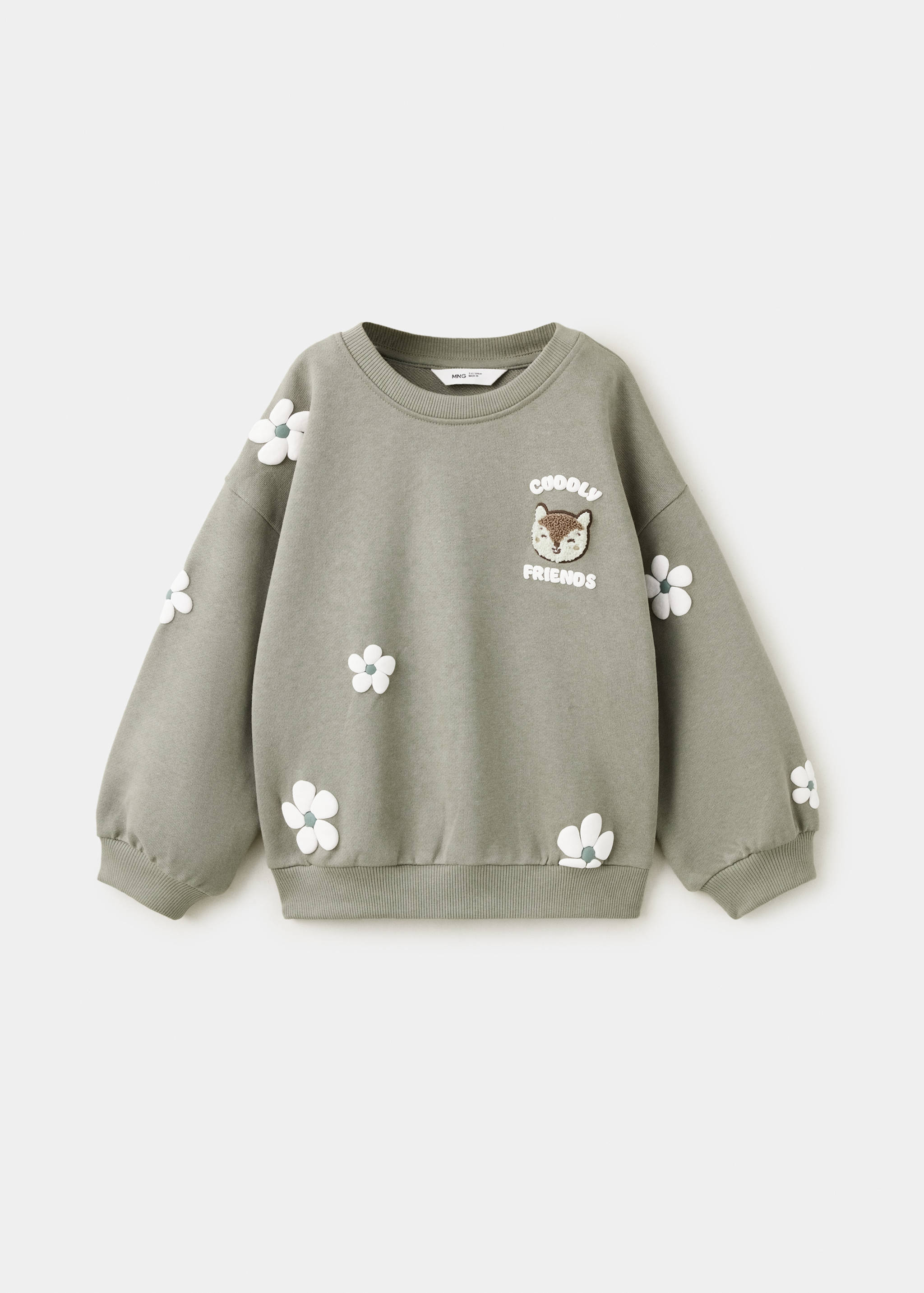 Gemustertes Baumwoll-Sweatshirt - Artikel ohne Model
