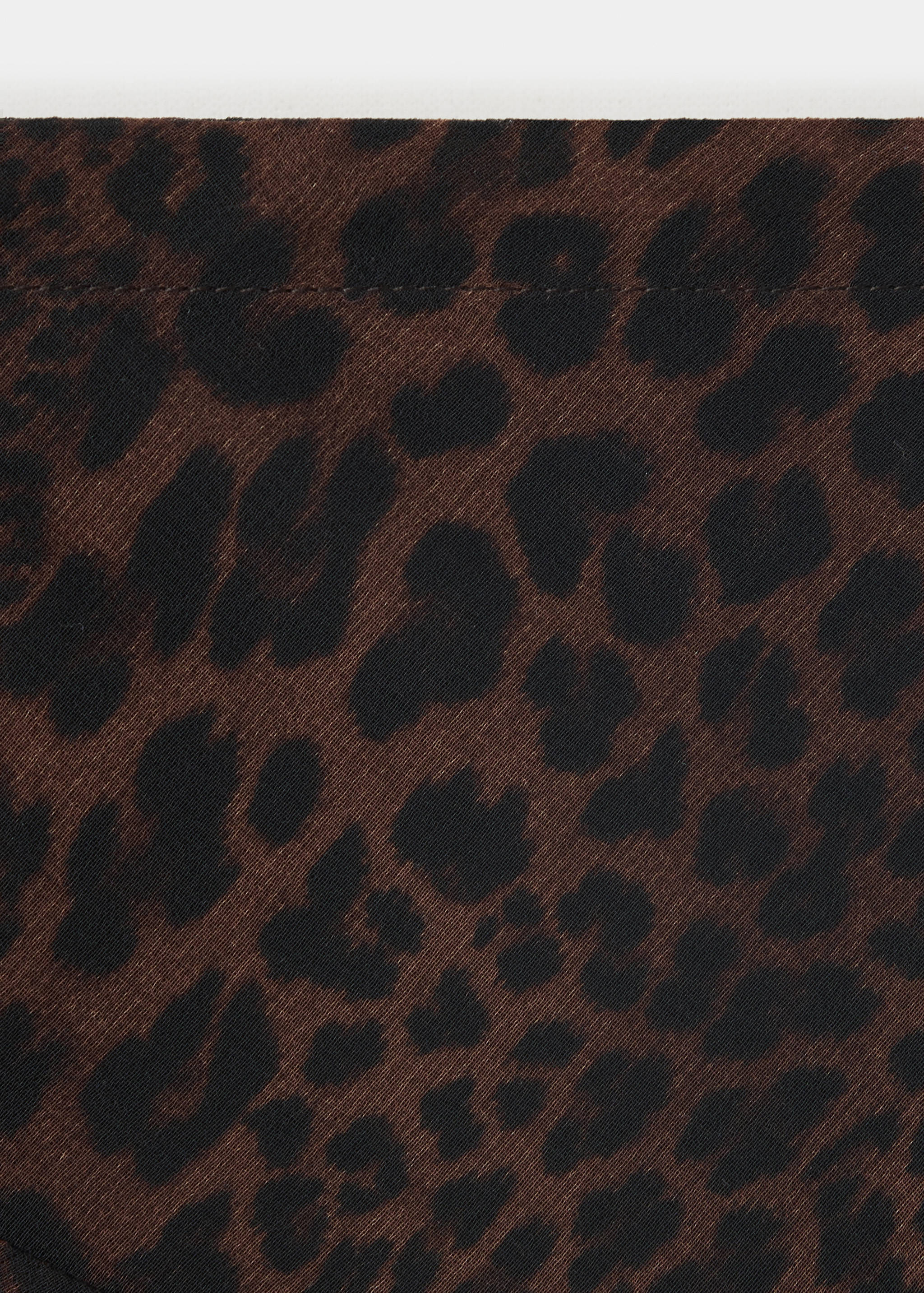 Asymmetric leopard-print skirt - Details of the article 8