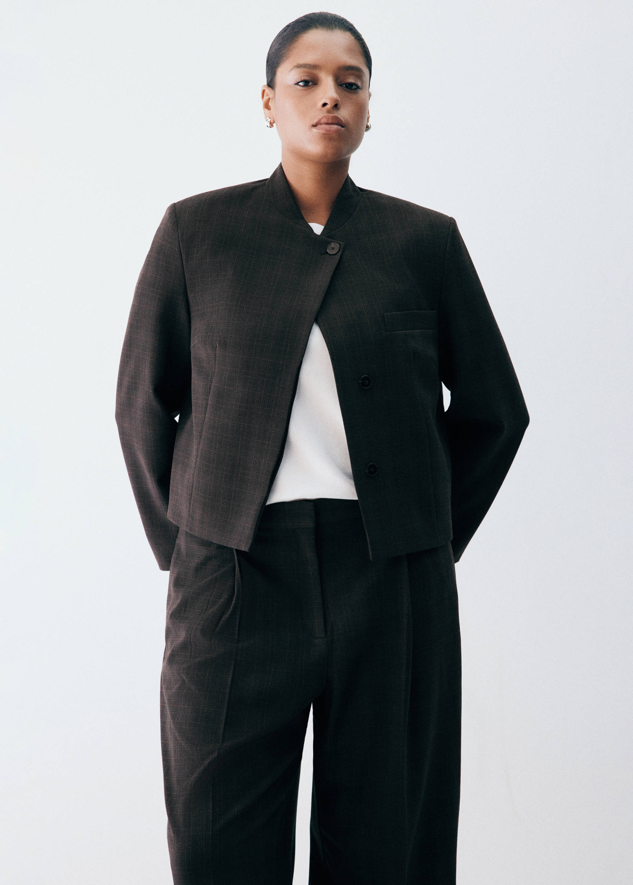 Check suit jacket - Details of the article 6