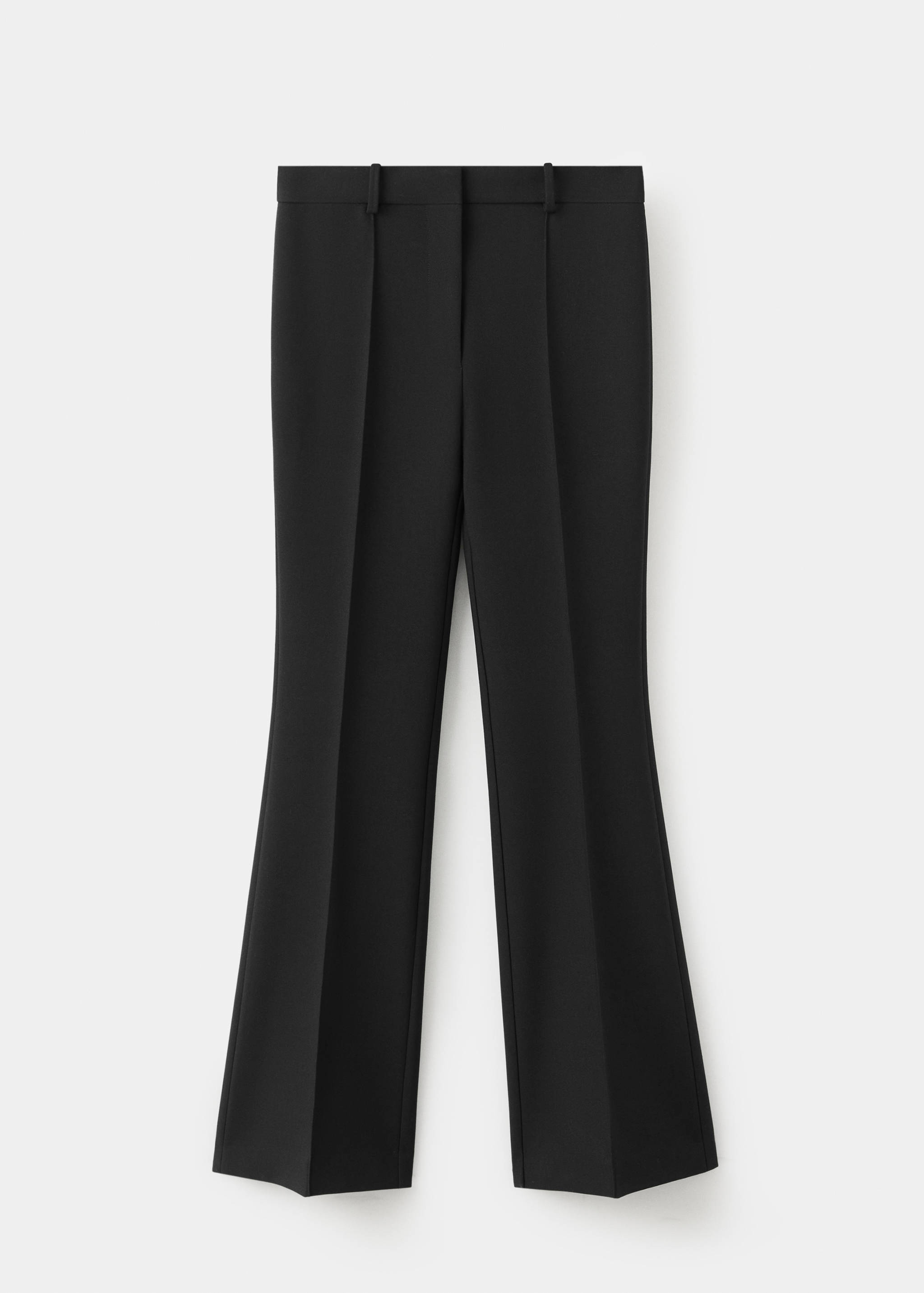 Mid-rise fitted trousers - Article without model