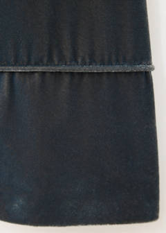 Straight velvet blazer — Dark Silver 8