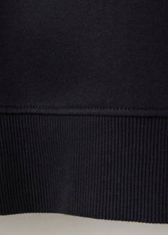 Cotton sweatshirt with fringe — Black 7