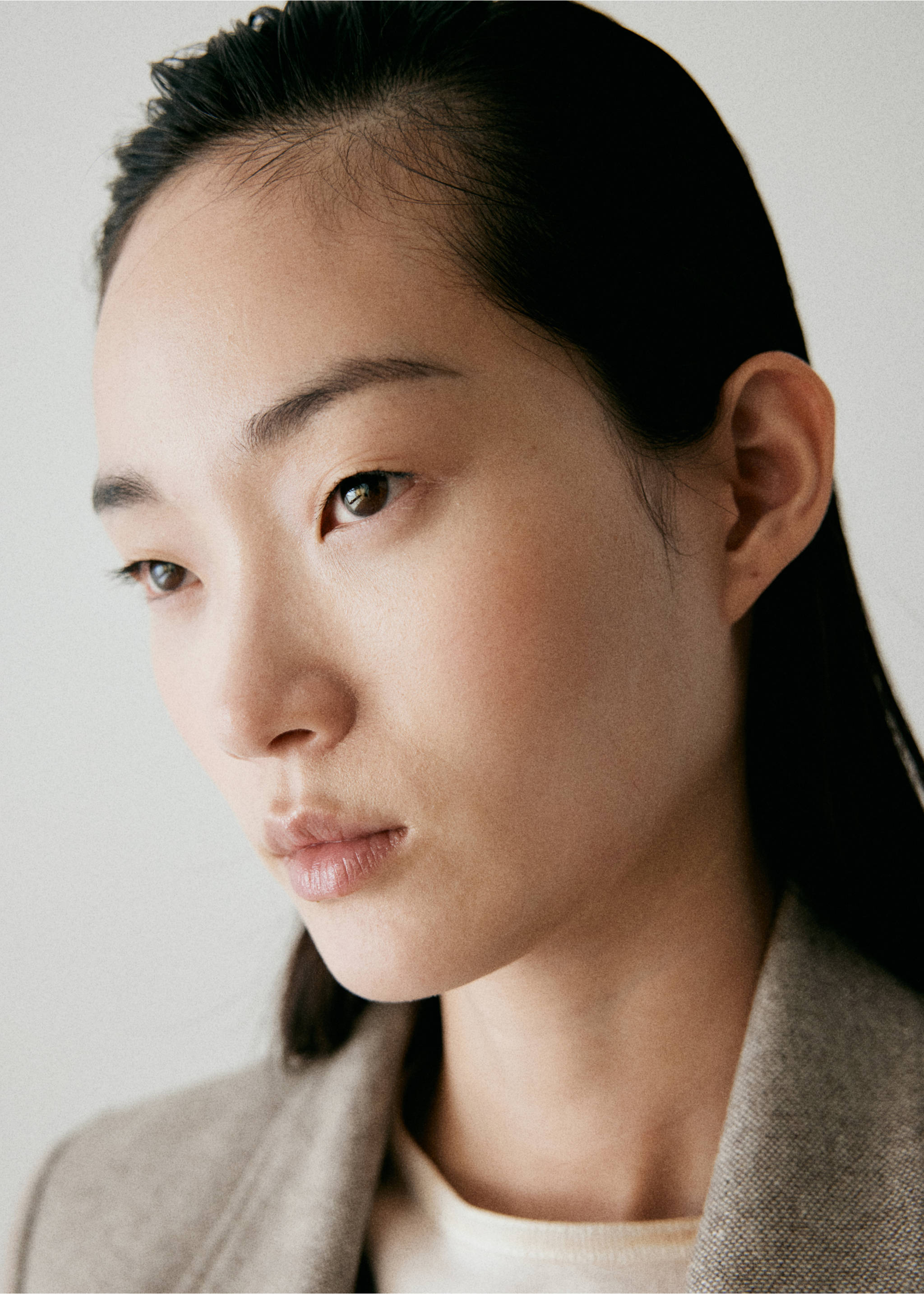 BLAZER FRAPPE - Details of the article 3, Beige. Ref: 37078640-00.
