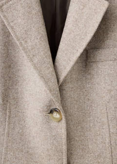 Tailored wool blazer — Beige 7