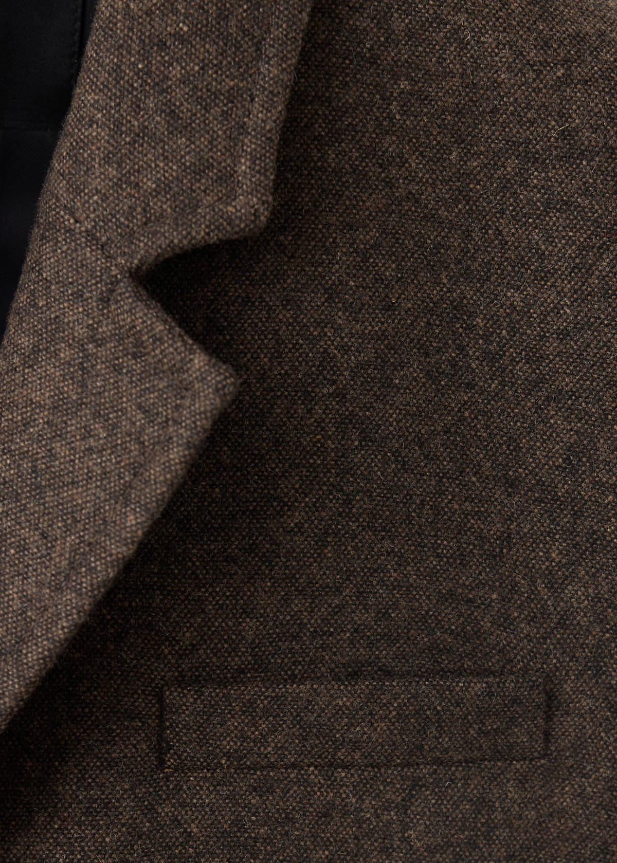 Tailored wool blazer — Brown