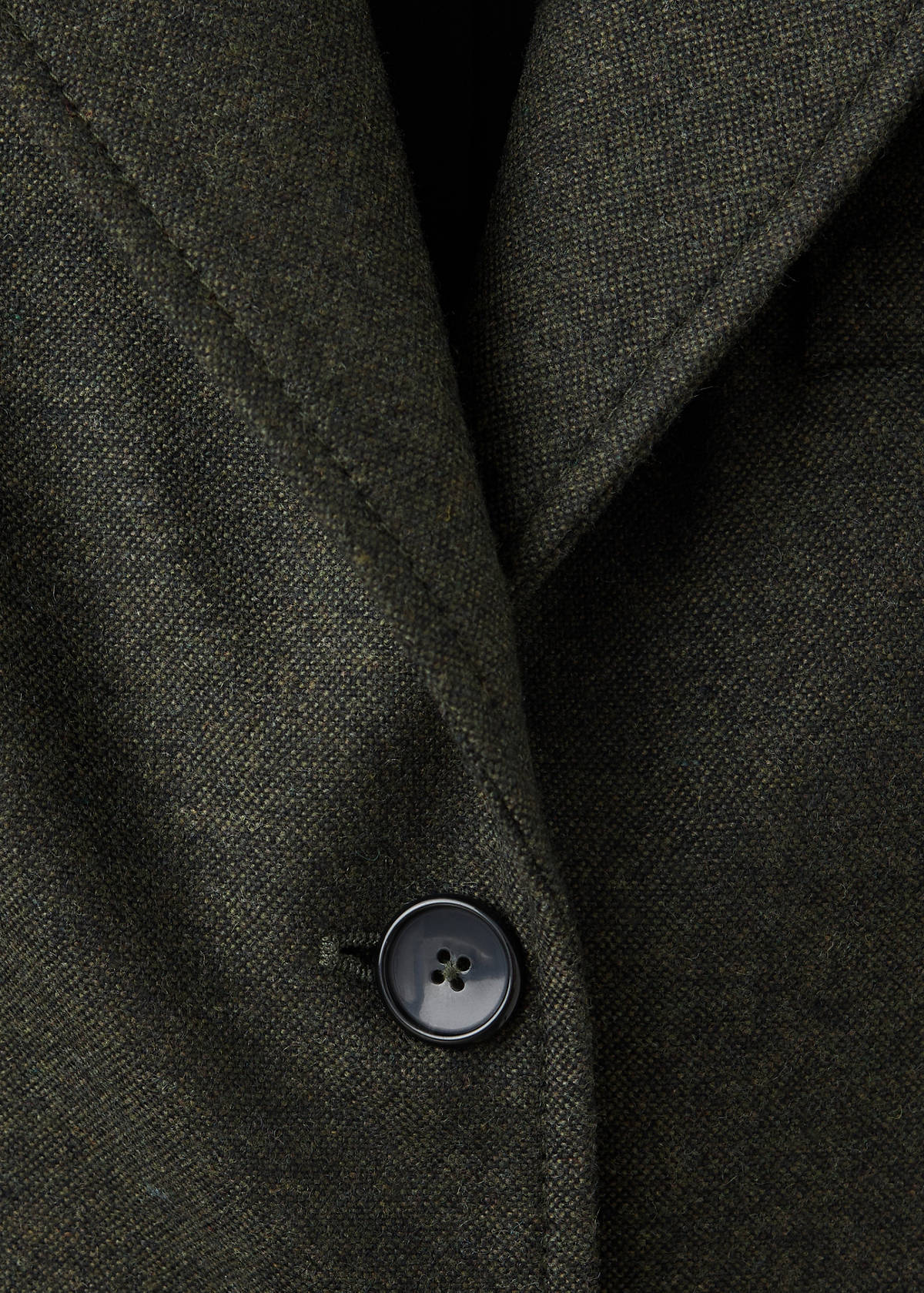 Tailored wool blazer — Green
