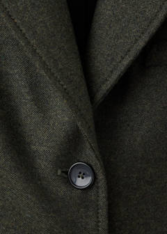 Tailored wool blazer — Green 6