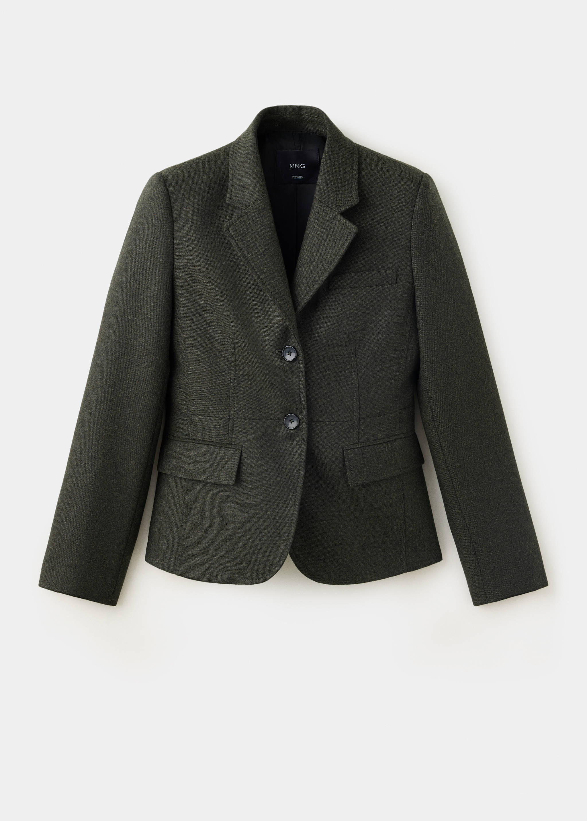 Slim-fit wool blazer - Article without model