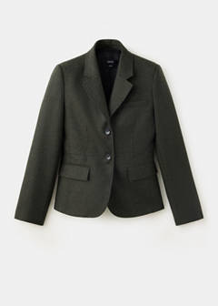 Tailored wool blazer — Green 5