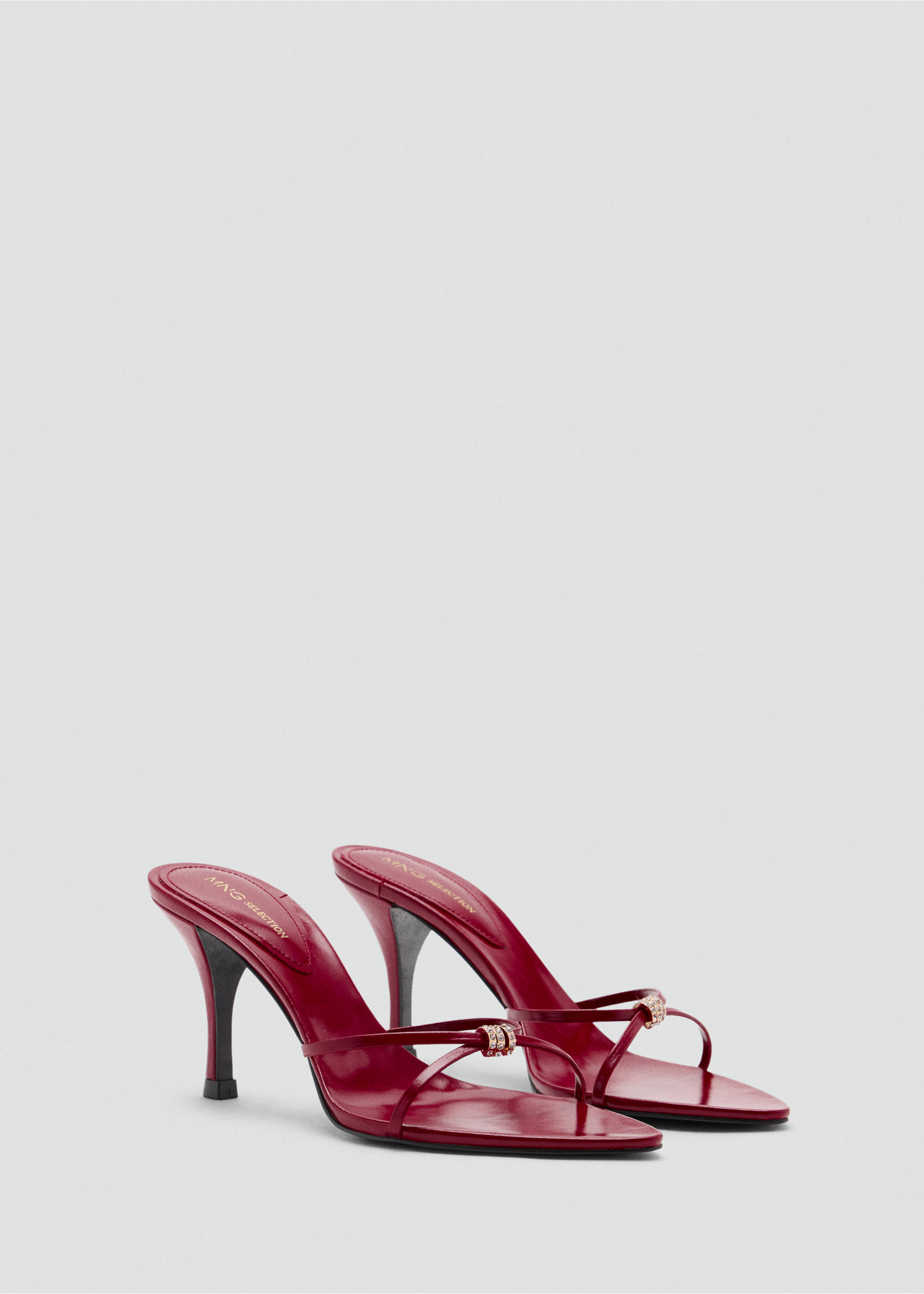 SANDALS DIAMOND - Plan moyen, Rouge. Ref: 37079139-00.