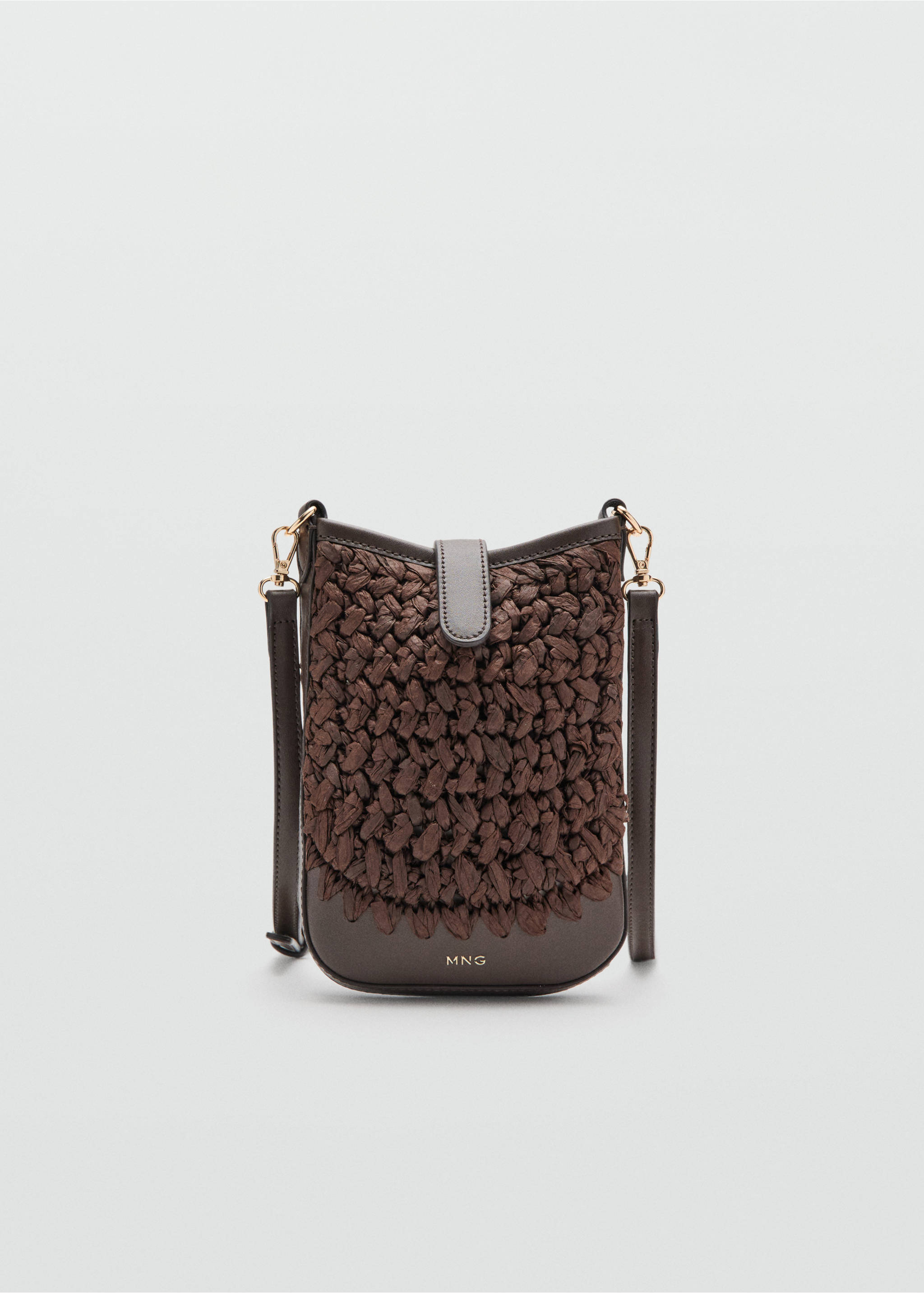 Чехол для телефона с плечевым ремнем - Изделие без модели, Шоколадный. Ref: 37081327-00.