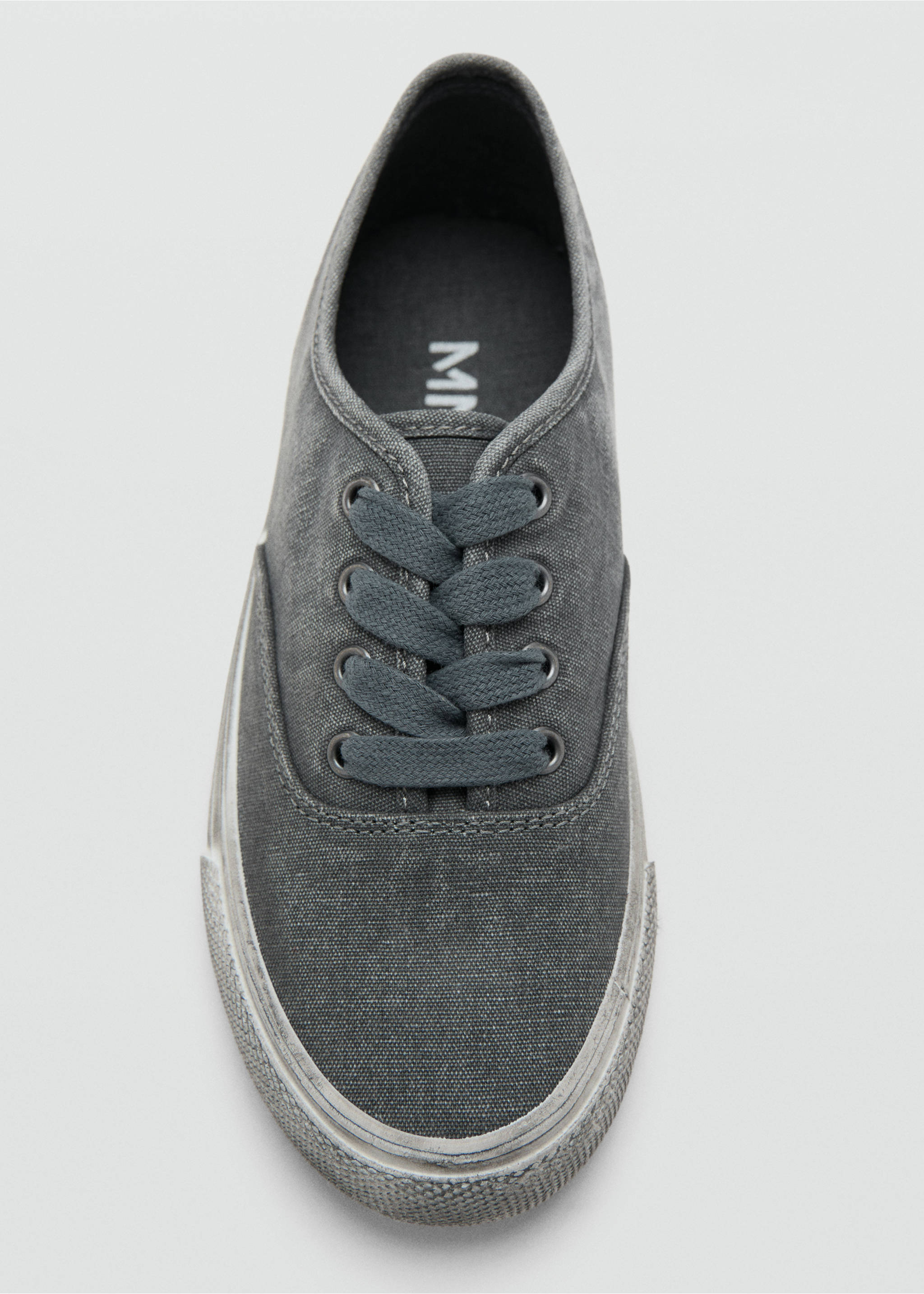 Worn-effect sports outfit - Details of the article 2, Grey. Ref: 37081329-00.