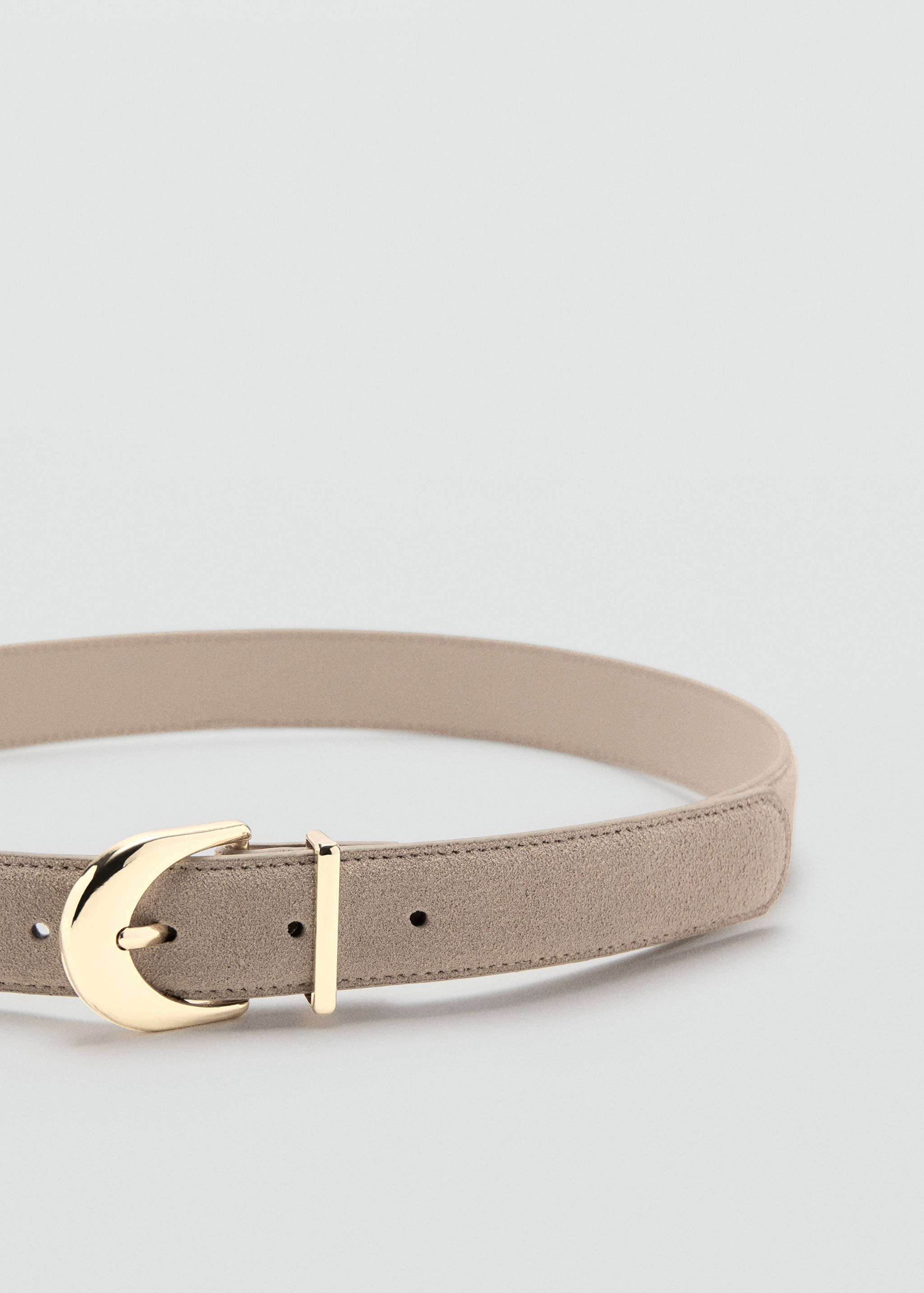 Oval buckle belt - Medium plane