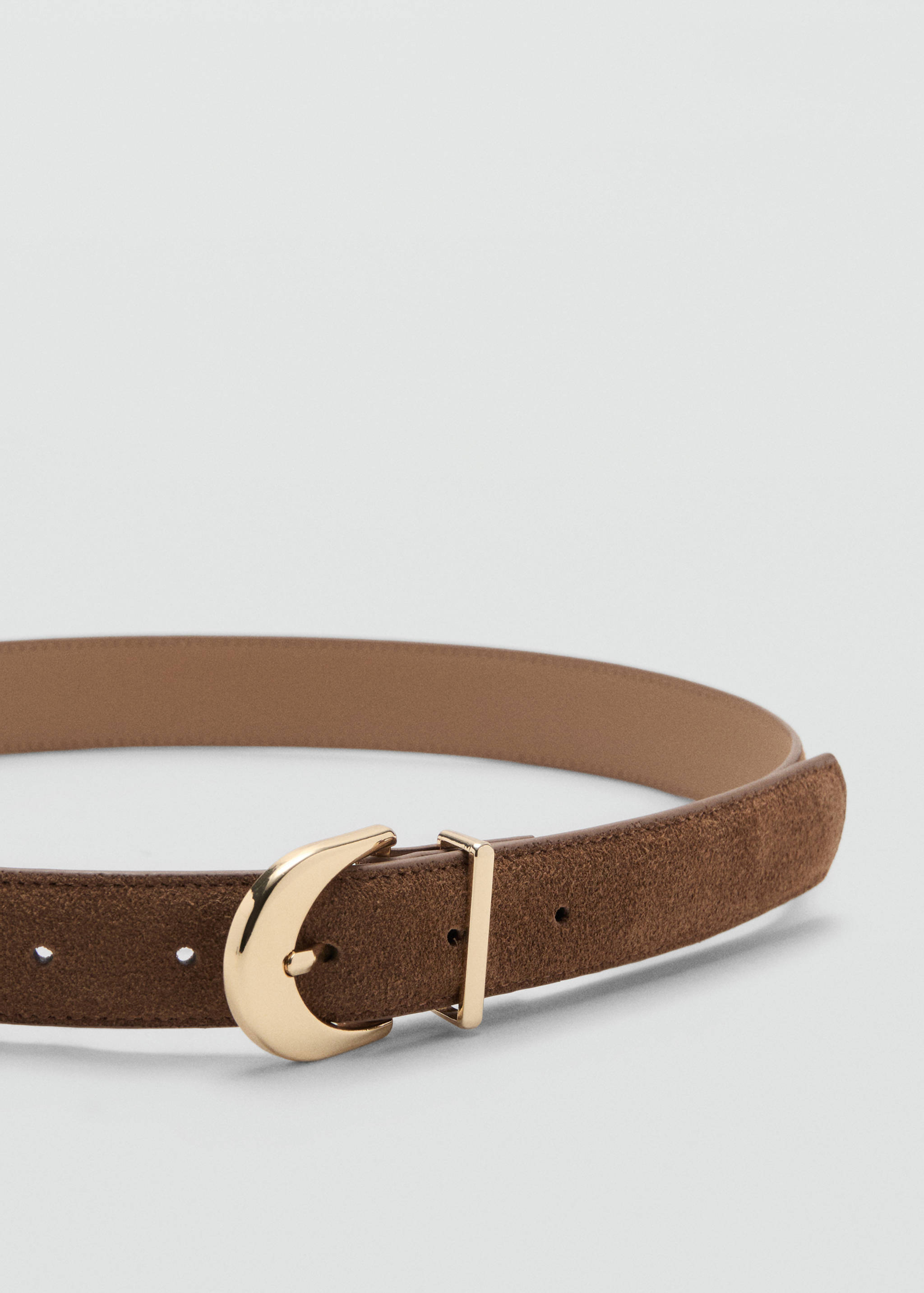 Oval buckle belt - Medium plane