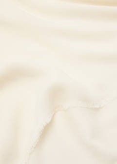 Frayed edge scarf — Ecru 2