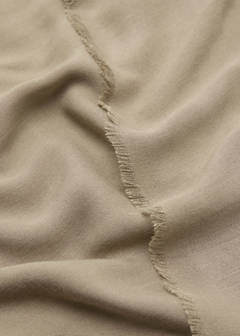 Frayed edge scarf — Medium Brown 2